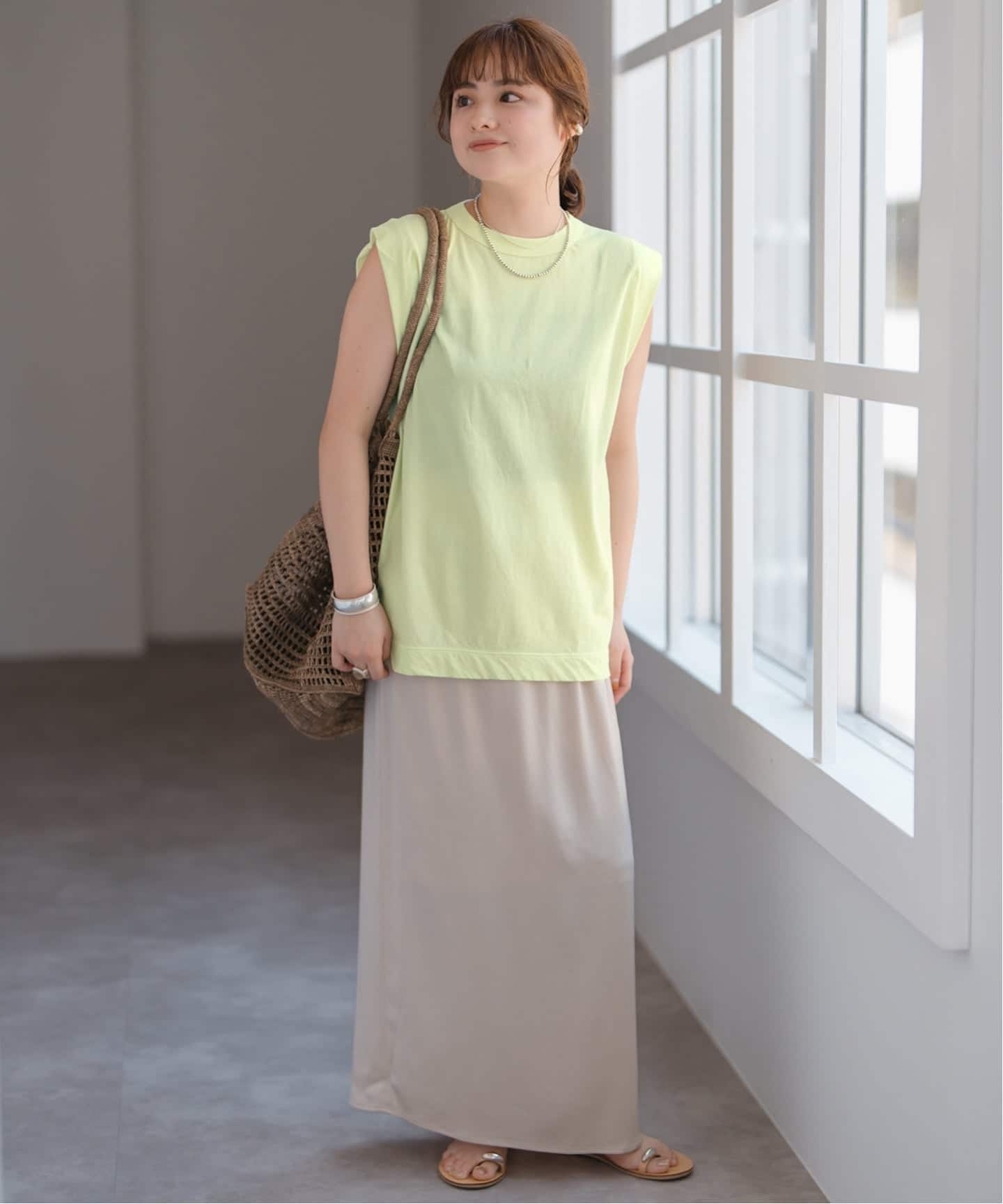 【新品】エイトン FRESCA SINGLE JERSEY TANK TOP ATON/エイトン FRESCA SINGLE JERSEY TANK TOP（タンクトップ）｜Spick