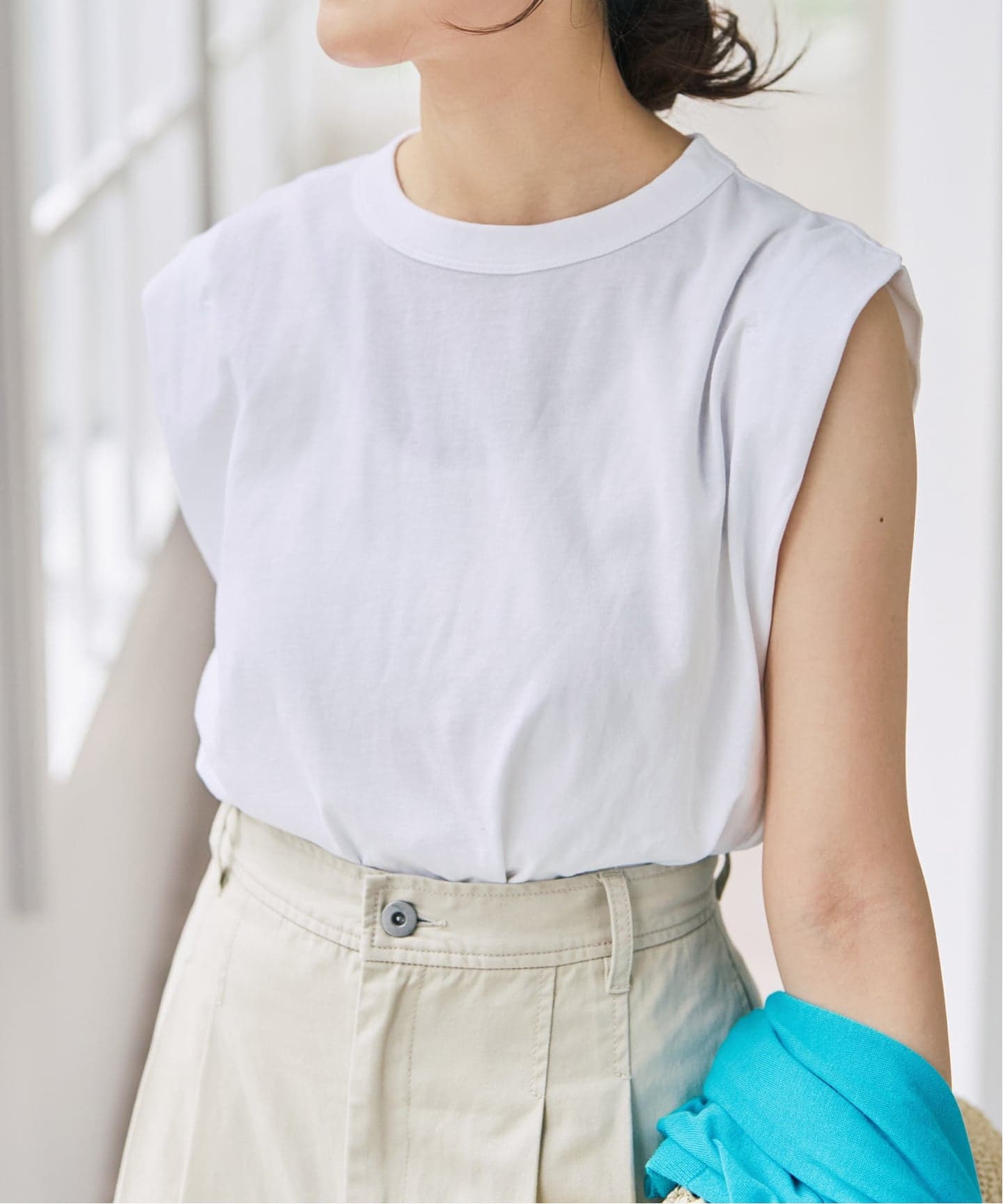 ATON/エイトン FRESCA SINGLE JERSEY TANK TOP 新色有り / 追加》ATON/エイトン FRESCA SINGLE JERSEY TANK TOP