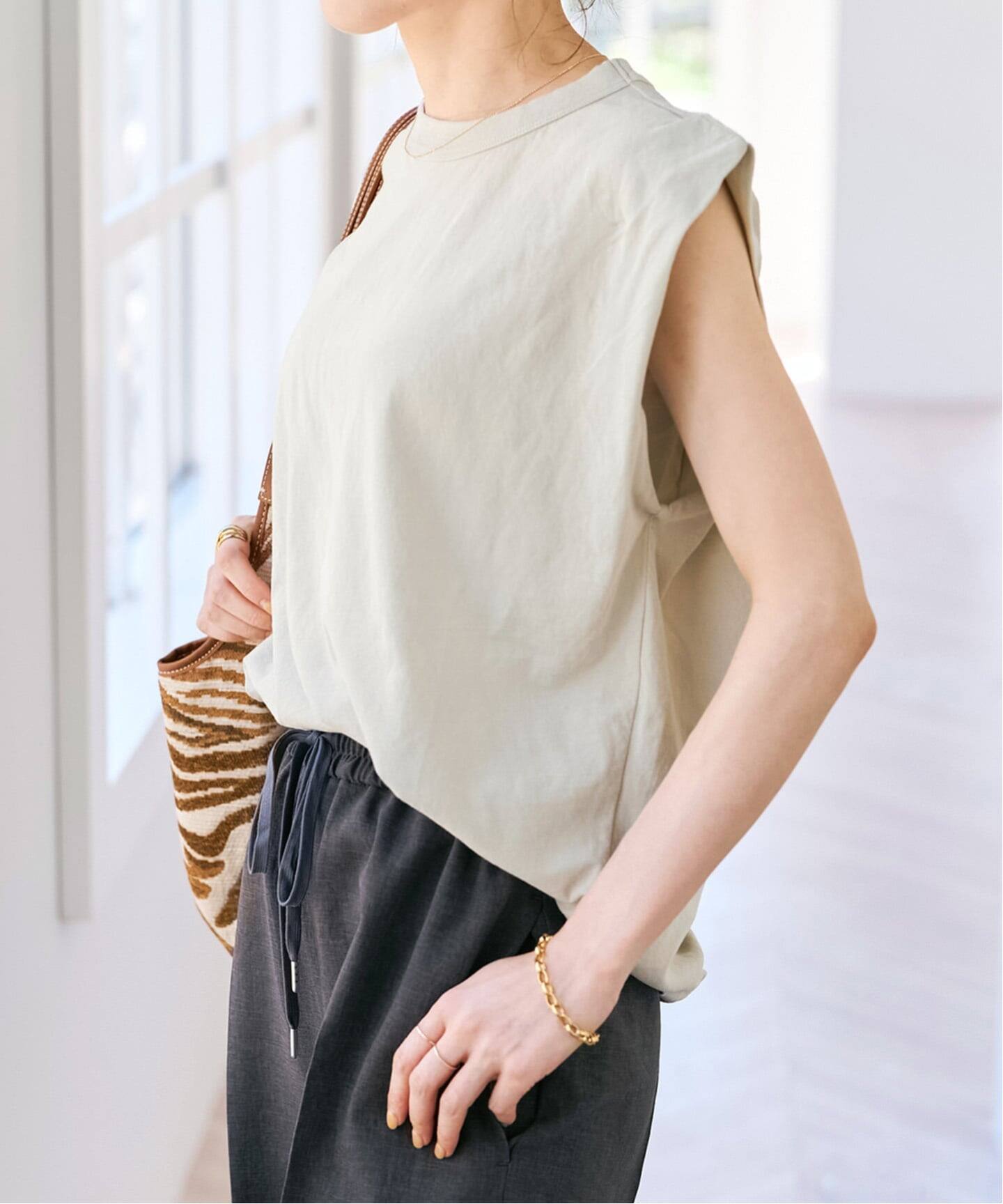 新色有り / 追加》ATON/エイトン FRESCA SINGLE JERSEY TANK TOP 