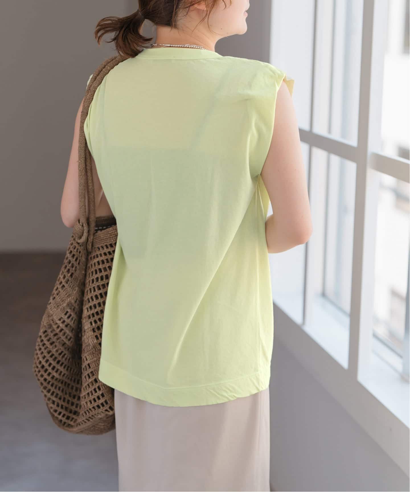 新色有り / 追加》ATON/エイトン FRESCA SINGLE JERSEY TANK TOP