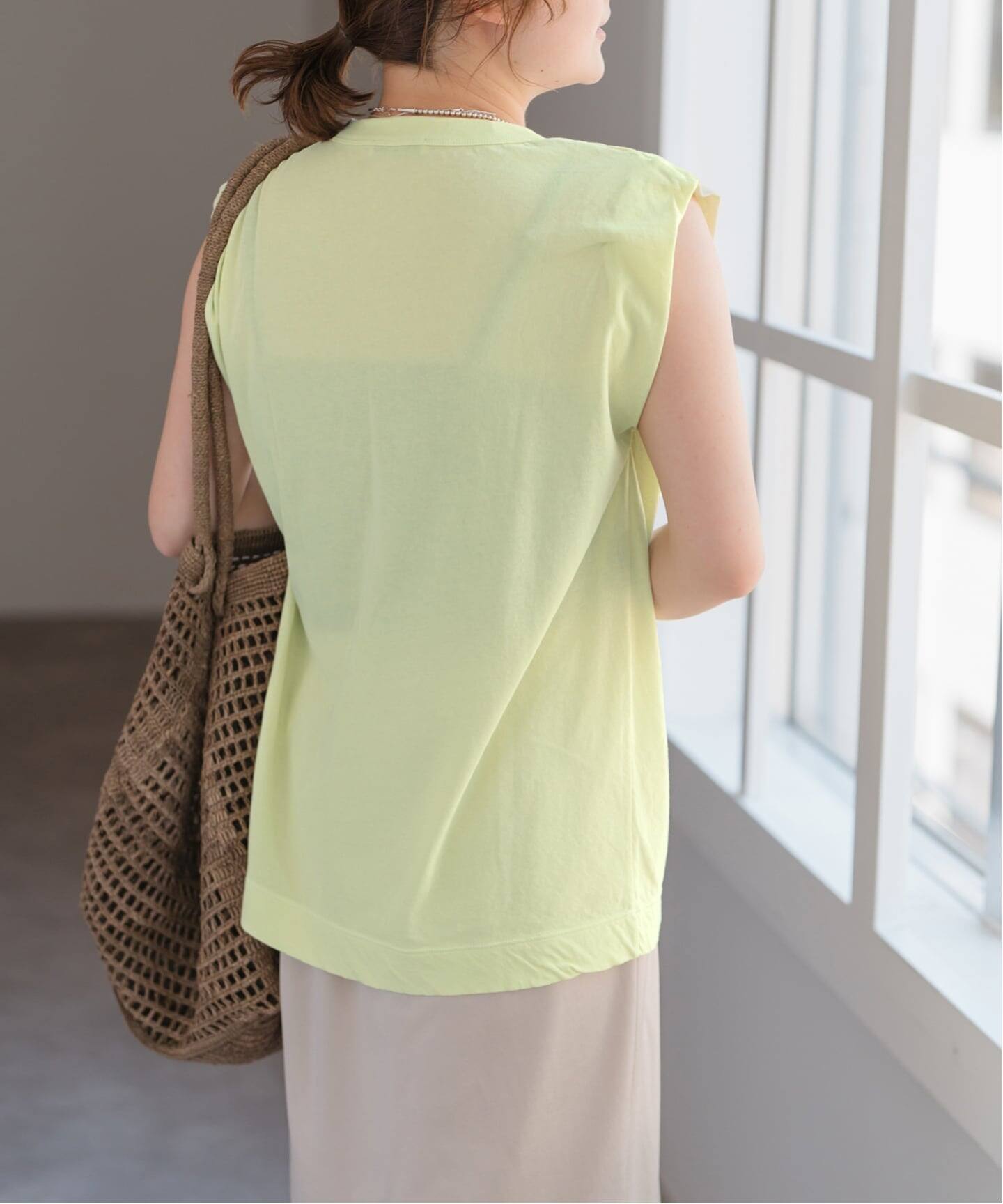 新色有り / 追加》ATON/エイトン FRESCA SINGLE JERSEY TANK TOP 