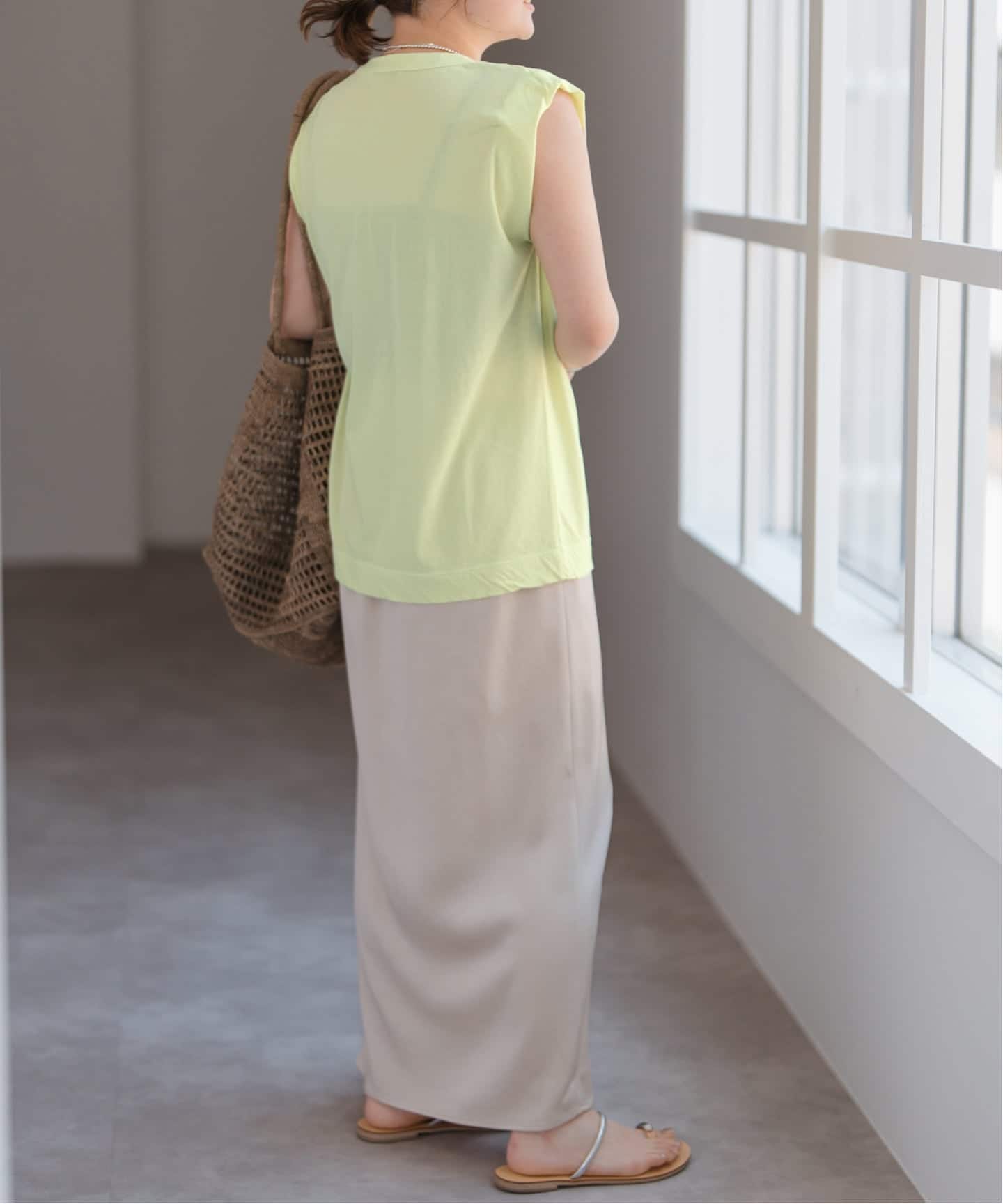 ATON/エイトン FRESCA SINGLE JERSEY TANK TOP ATON（エイトン） tシャツ 「ATON/エイトン」FRESCA SINGLE JERSEY
