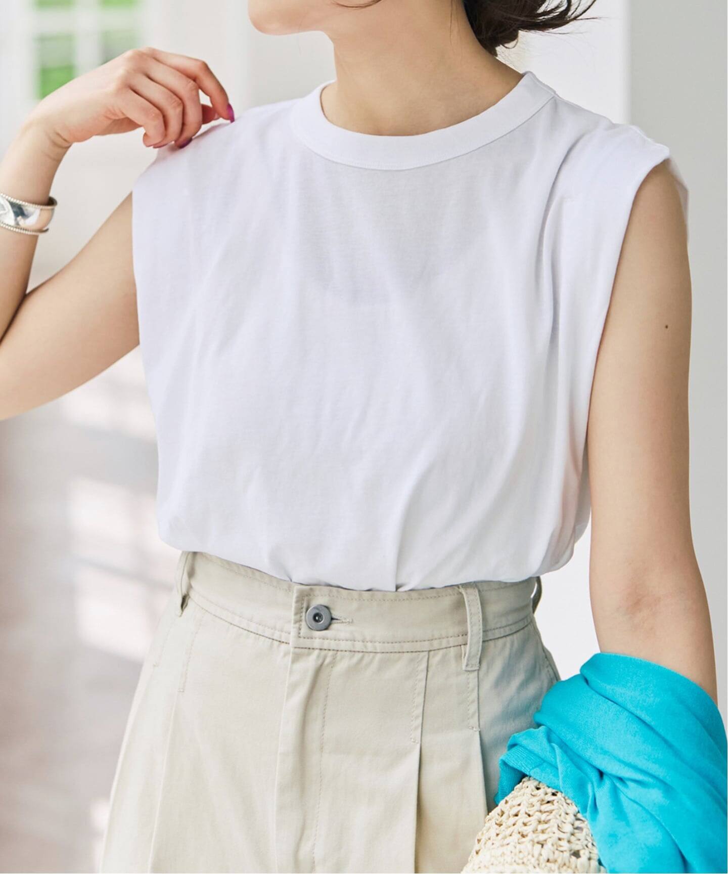 新色有り / 追加》ATON/エイトン FRESCA SINGLE JERSEY TANK TOP 