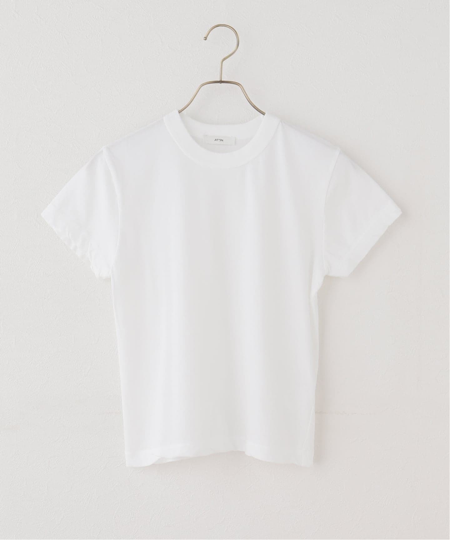 新色有り / 追加》ATON/エイトン FRESCA SINGLE JERSEY TIGHT FIT T-SH