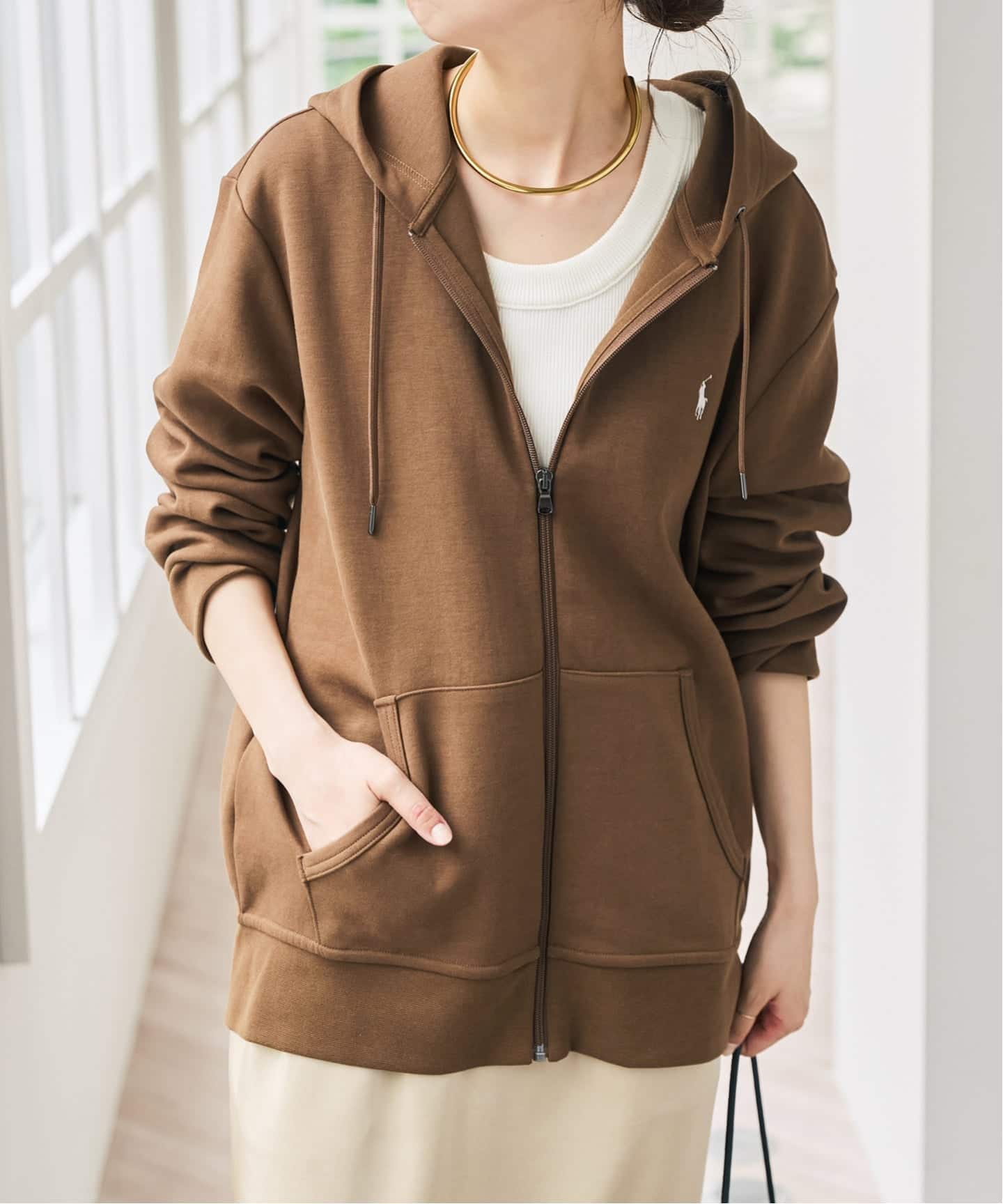 追加》POLO RALPH LAUREN / ポロ ラルフ ローレン DOUBLEKNIT TECH ZIP