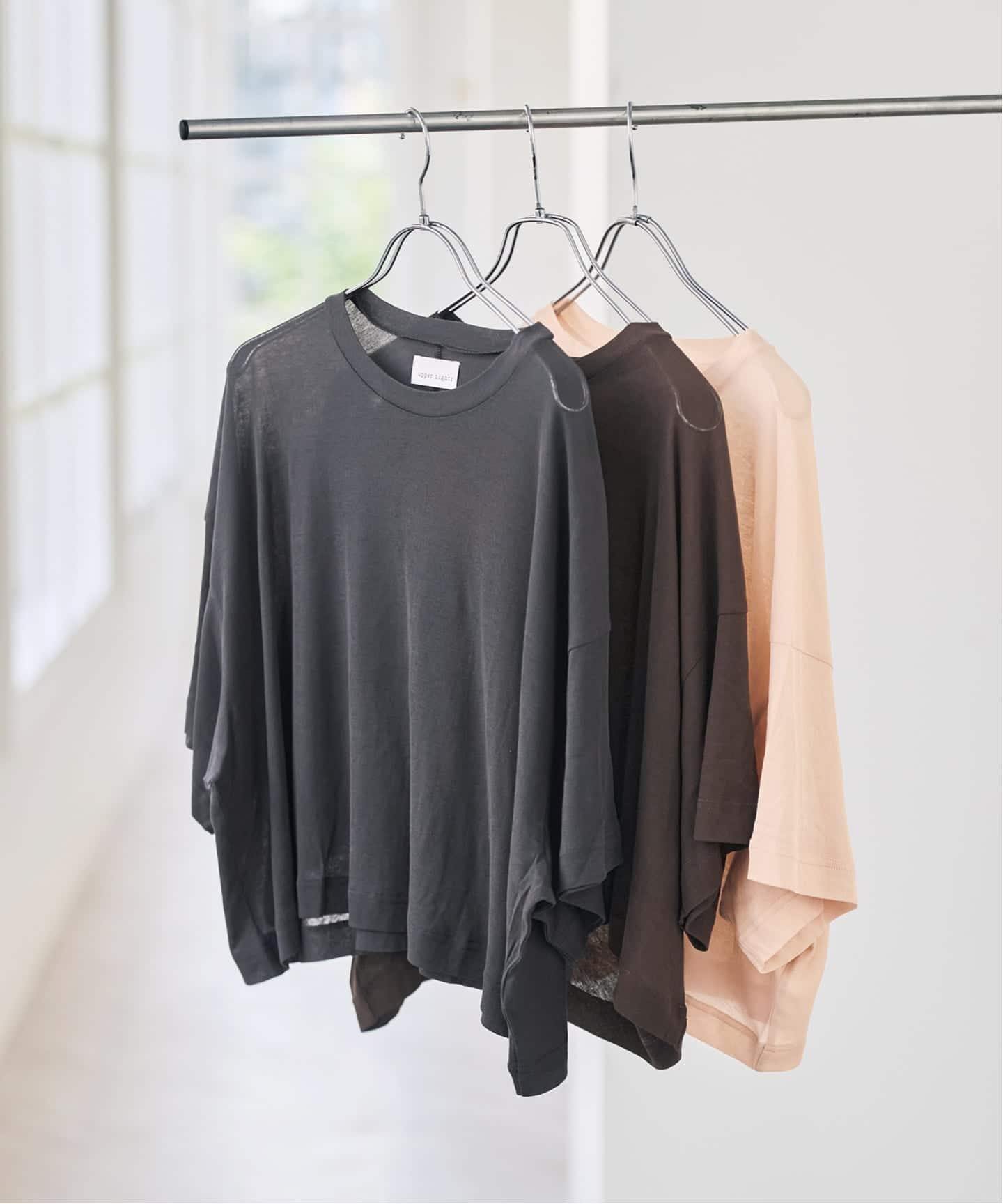 IENA - upper hights☆アッパーハイツ☆Tシャツ3枚セット☆ 別注カラー有り》upper hights/アッパーハイツ SHORELINE WIDE TEE*（T