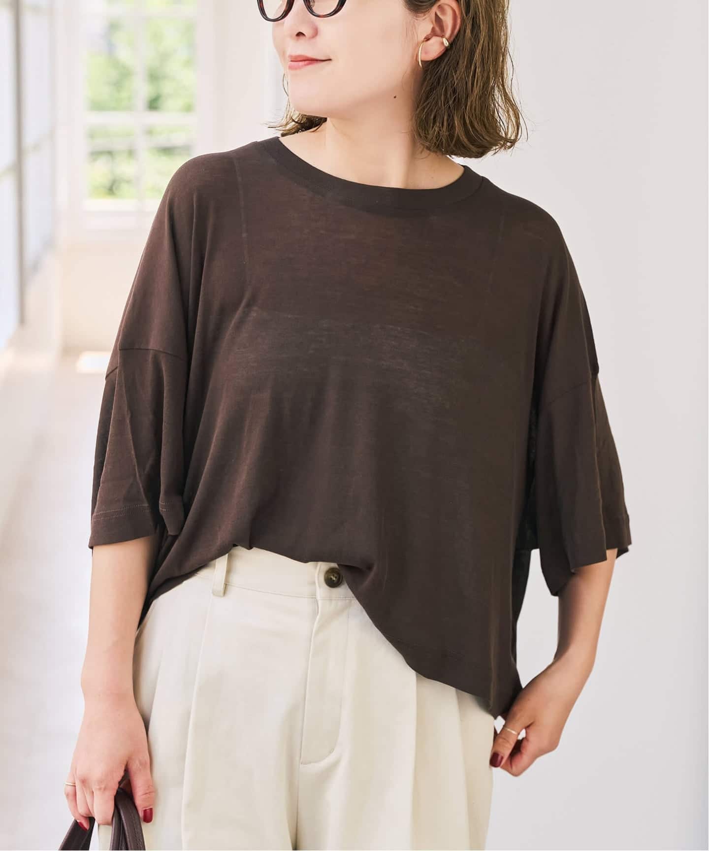 アッパーハイツ◆ワイドTシャツ 別注カラー有り》upper hights/アッパーハイツ SHORELINE WIDE TEE*（T
