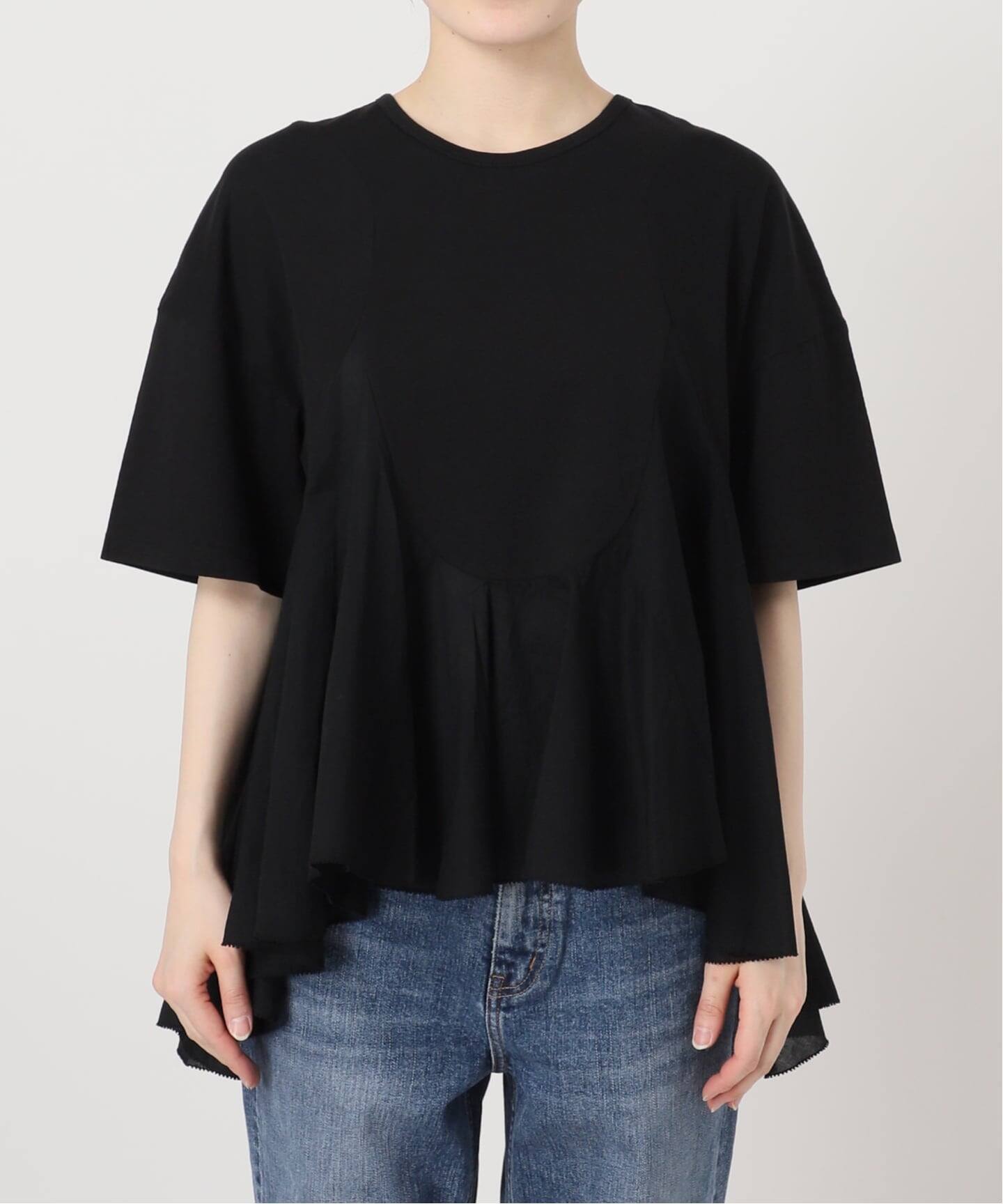 AAYUSHI / アユーシ ペプラムラッフルTシャツ（Tシャツ／カットソー