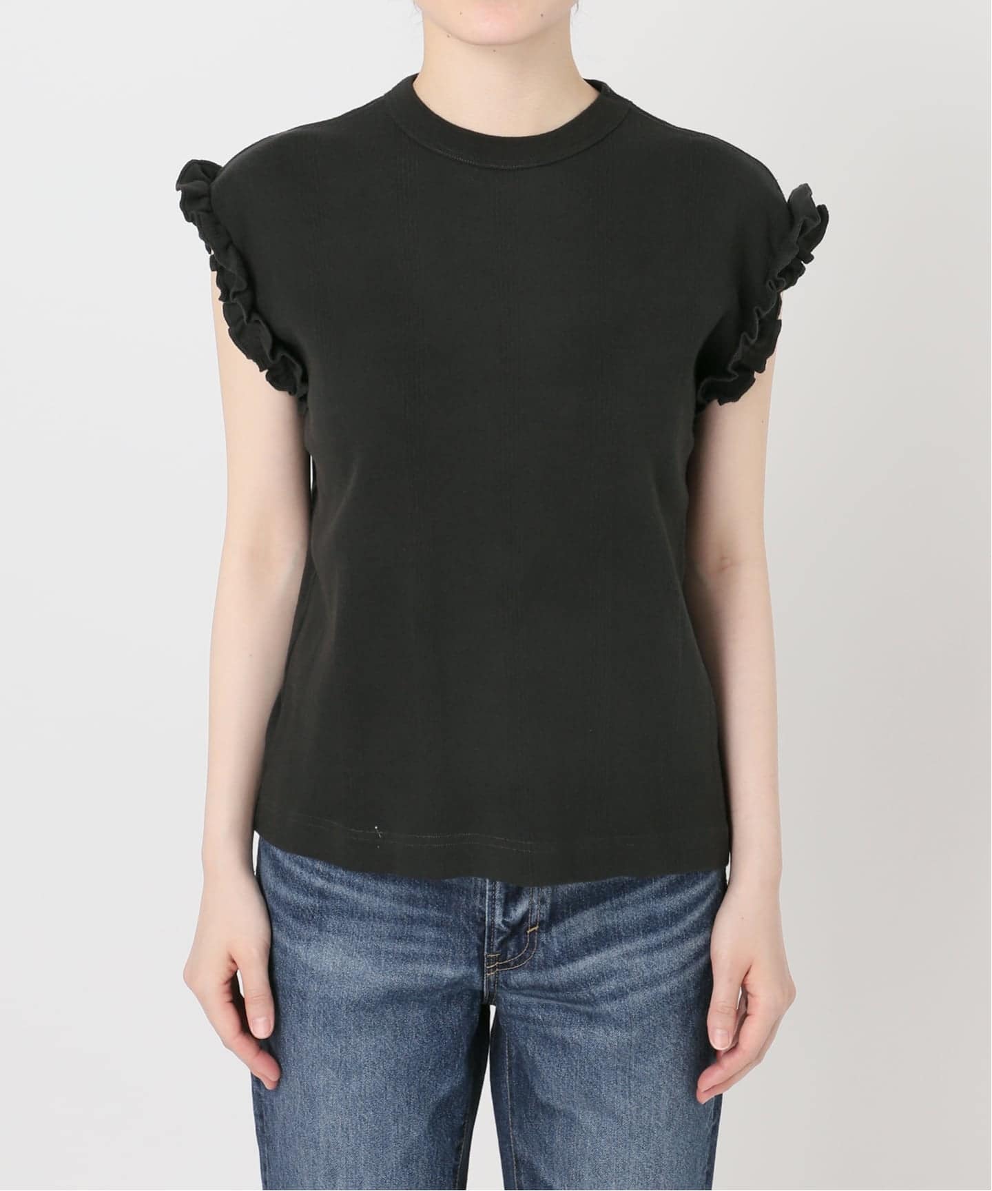 【新品】Spick&Span×HOLIDAY×Miller Frill Tee 予約》HOLIDAY*miller PRIB FRILL TANK（Tシャツ／カットソー）｜Spick