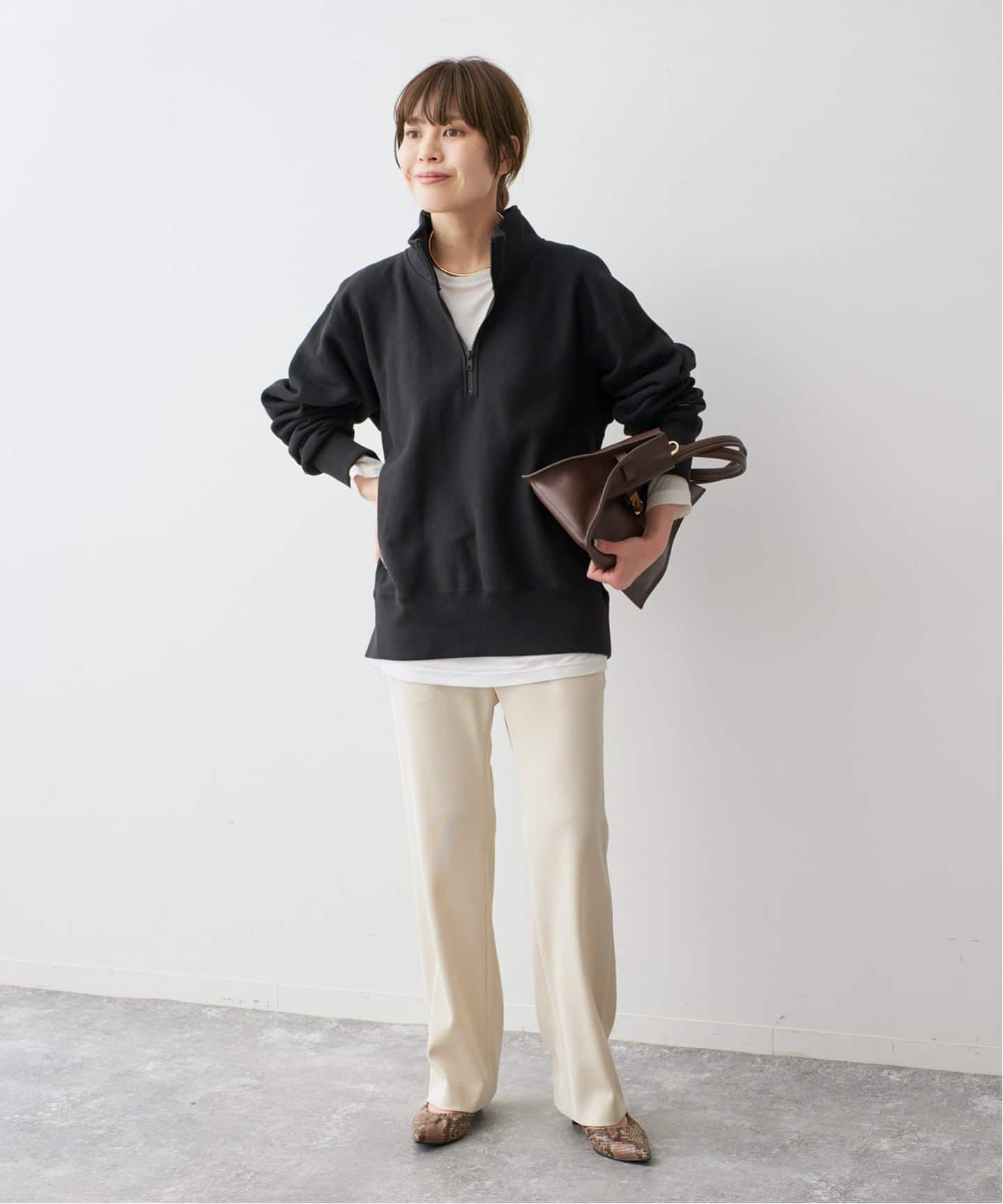 予約》Champion / チャンピオン REVERSE WEAVE(R) HALF ZIP SWEAT
