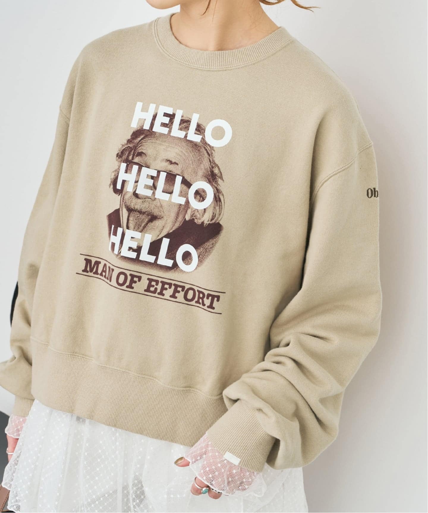 40周年 別注 / 追加予約》oblada / オブラダ HELLO SWEAT*（スウェット