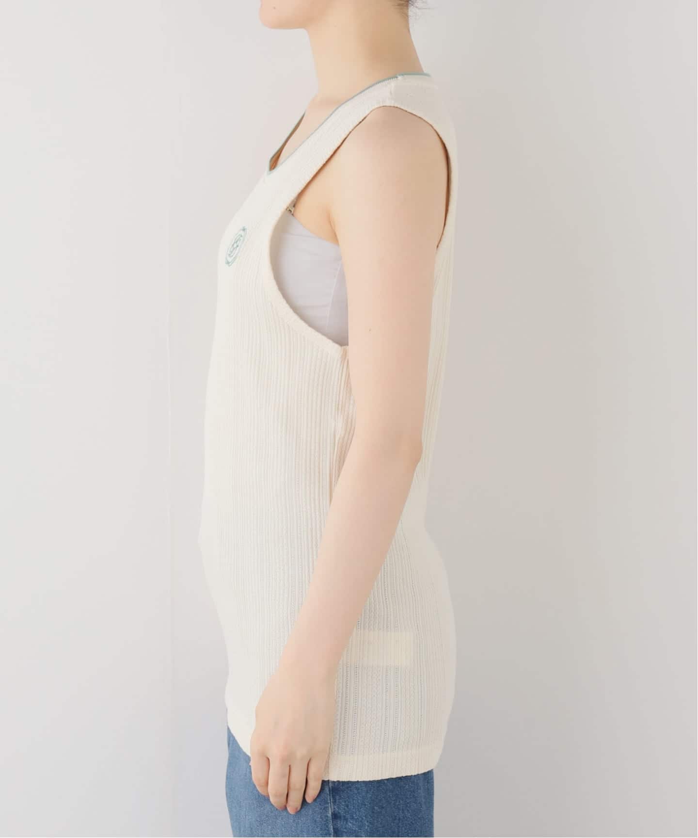 一部店舗+WEB限定》Drole de Monsieur/ドロール ド ムッシュDebardeur