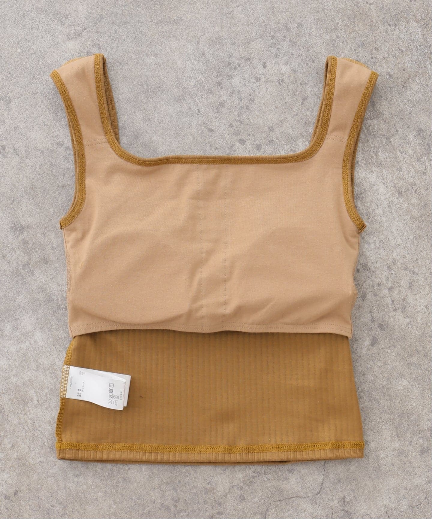 Loro / ローロ Wide rib Square Tanktop（タンクトップ）｜Spick