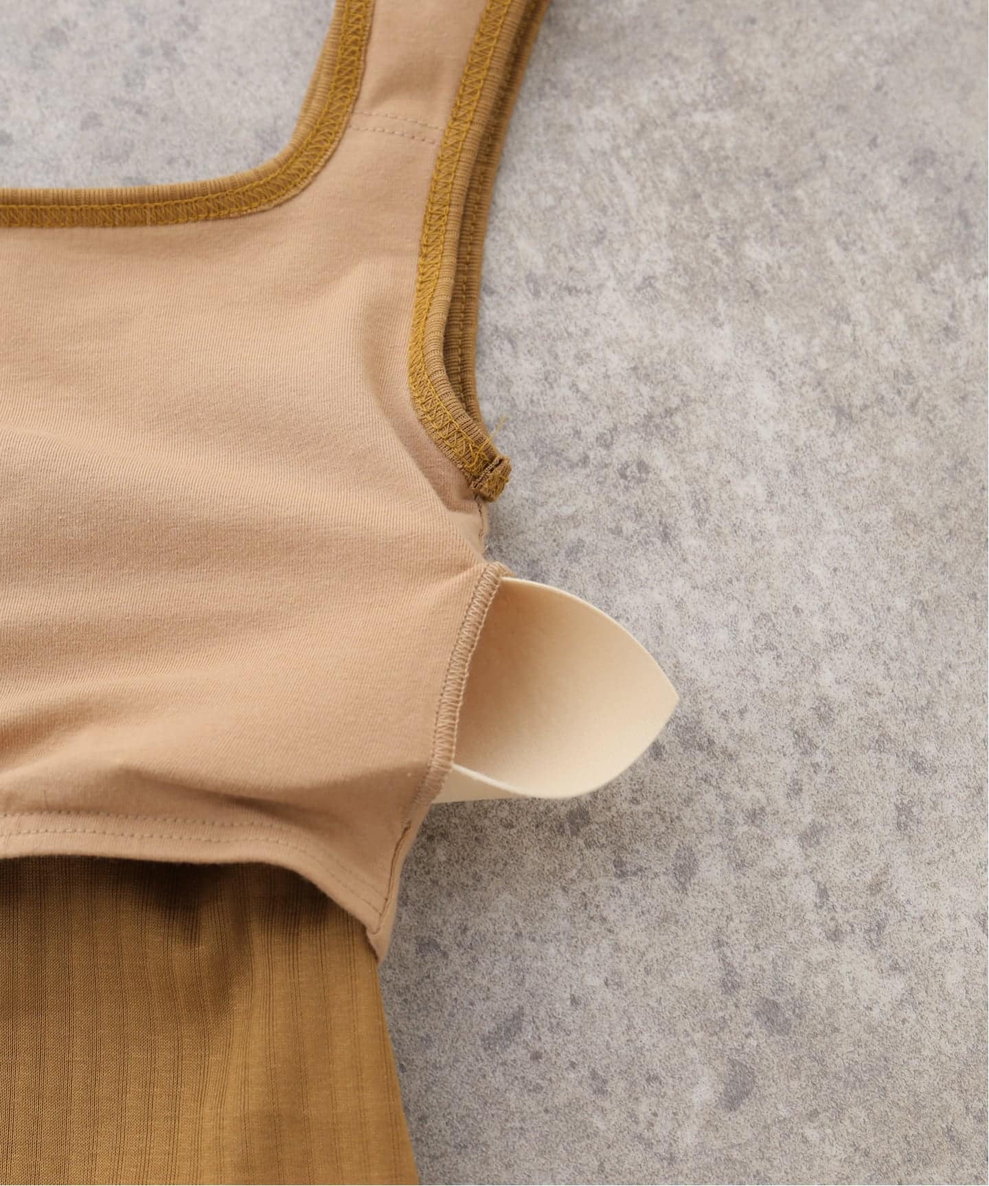 Loro / ローロ Wide rib Square Tanktop（タンクトップ）｜Spick