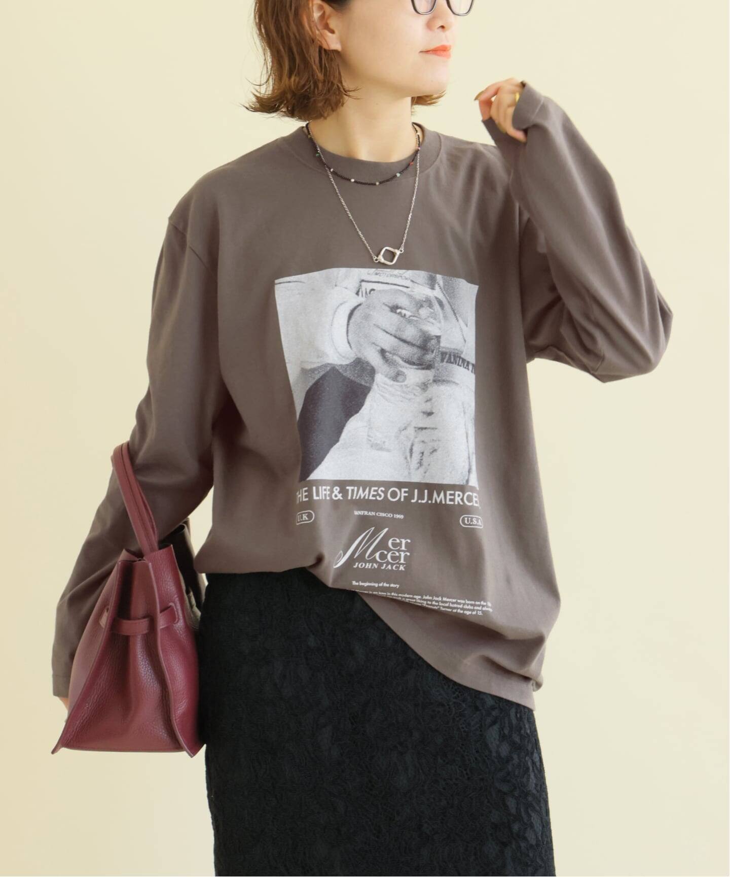 未使用タグ付き✨現行 アプワイザーリシェ シャーリング ドッキング カットソー 別注》J.J.mercer / ジェイジェイマーサー for SS PHOTO L/S TEE（T