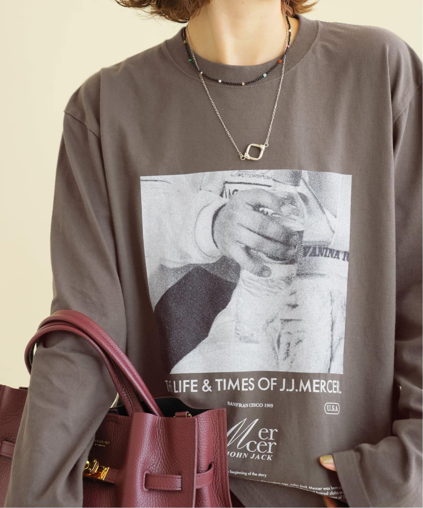 別注》J.J.mercer / ジェイジェイマーサー for SS PHOTO L/S TEE（T
