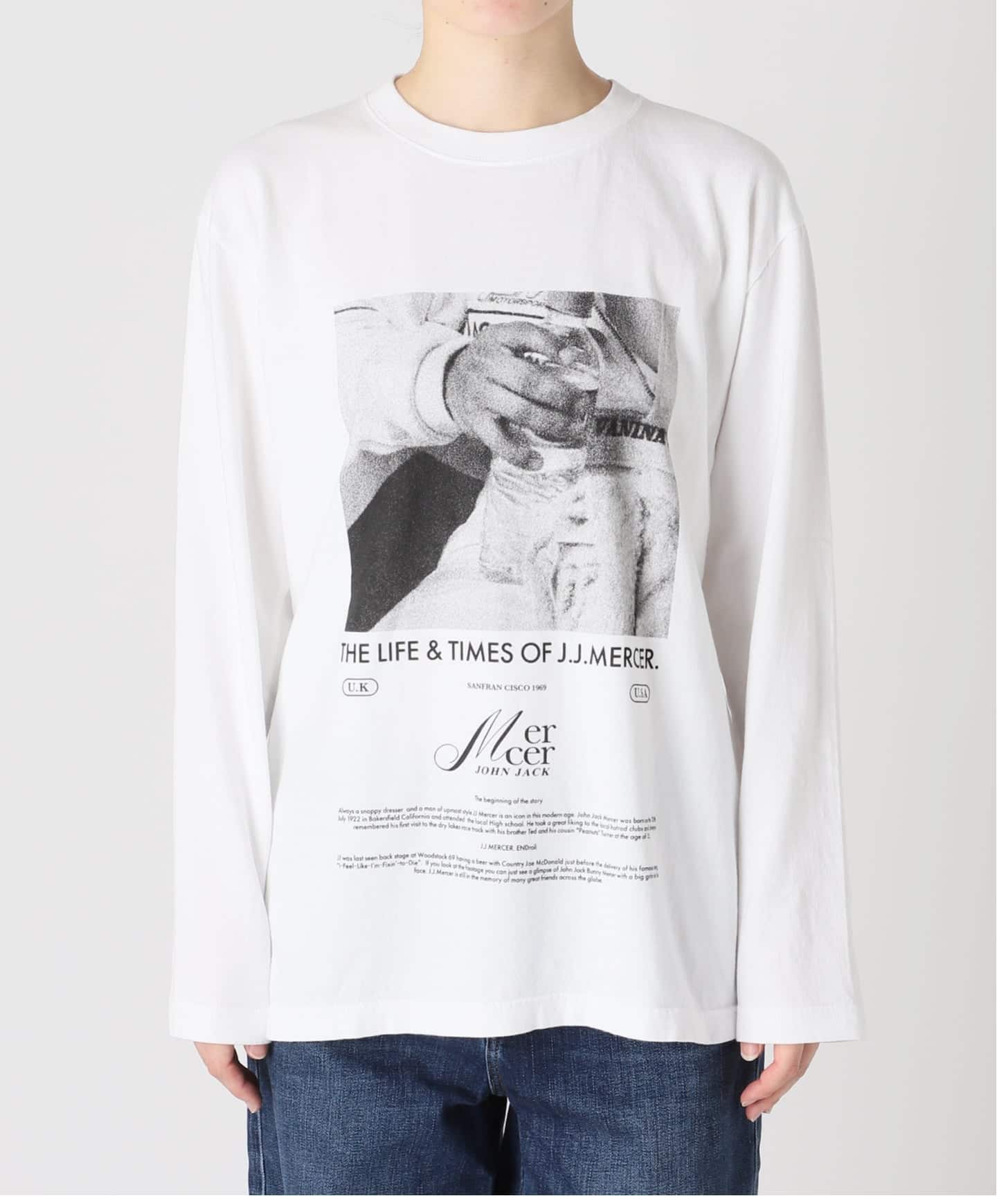 別注》J.J.mercer / ジェイジェイマーサー for SS PHOTO L/S TEE（T
