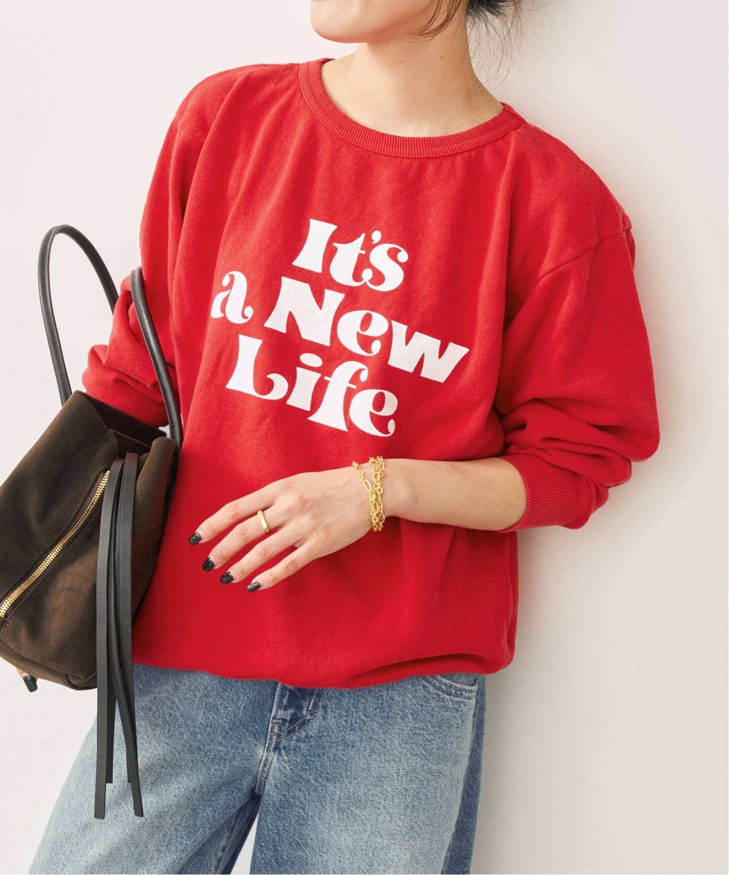 Mixta /ミクスタ CREW NECK SWEAT クルーネックスウェット（スウェット 