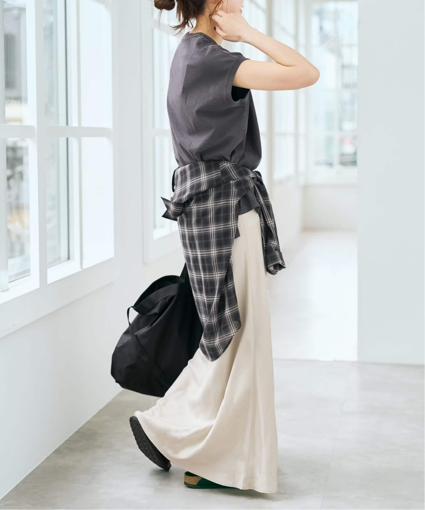 upper hights/アッパーハイツ 別注BIG NO SLEEVE TEE*（Tシャツ