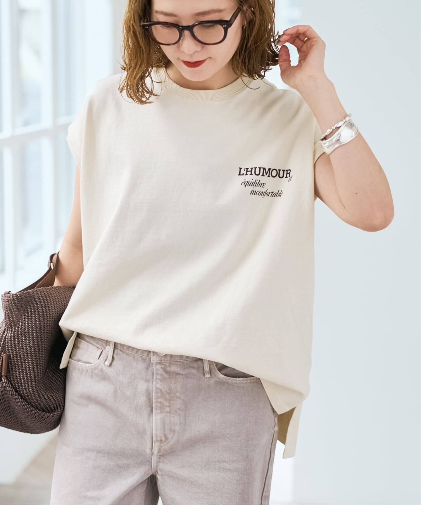 upper hights/アッパーハイツ 別注BIG NO SLEEVE TEE*（Tシャツ