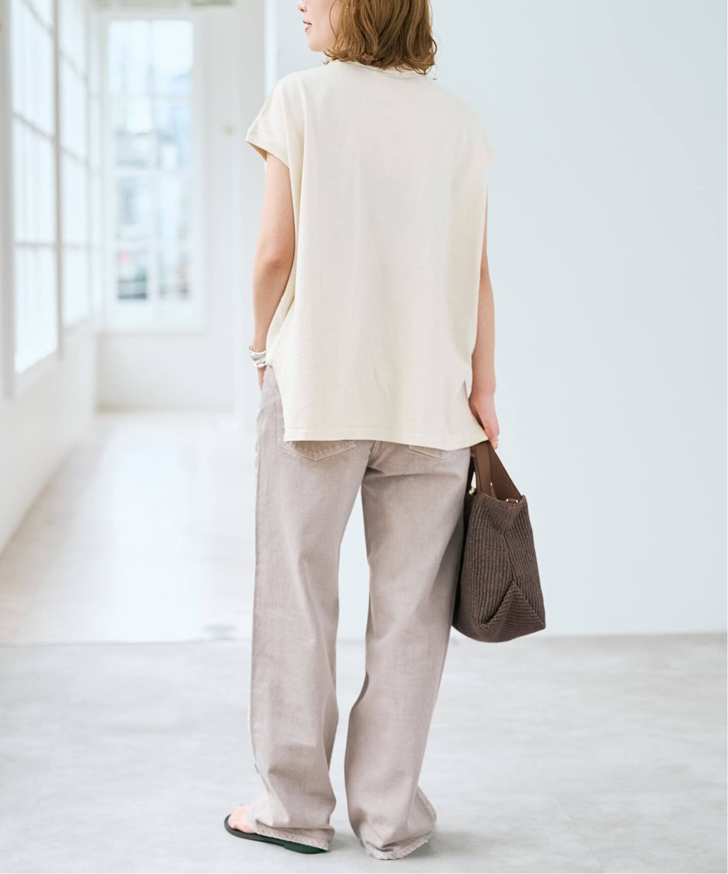 upper hights/アッパーハイツ 別注BIG NO SLEEVE TEE*（Tシャツ