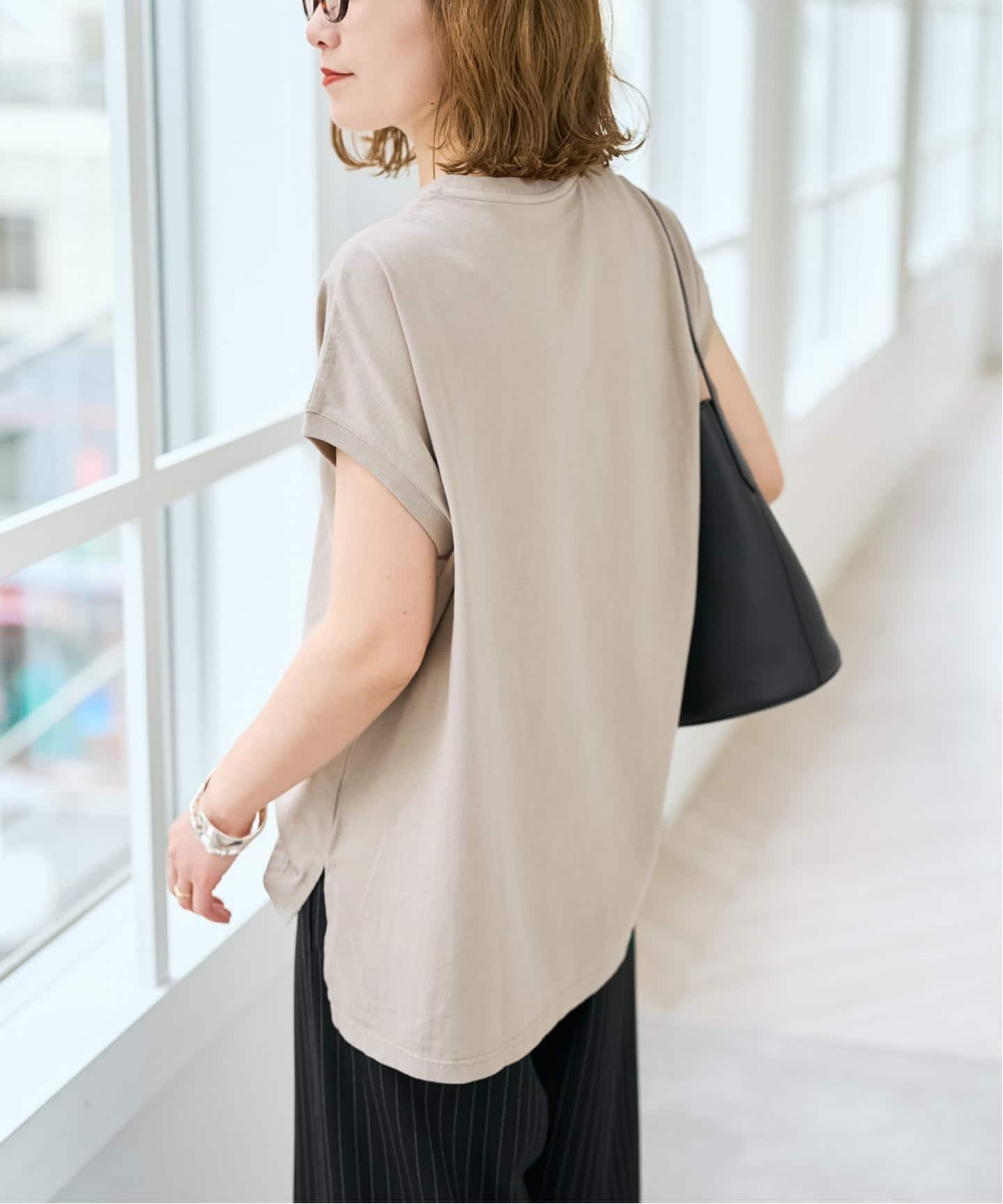 upper hights/アッパーハイツ 別注BIG NO SLEEVE TEE*（Tシャツ