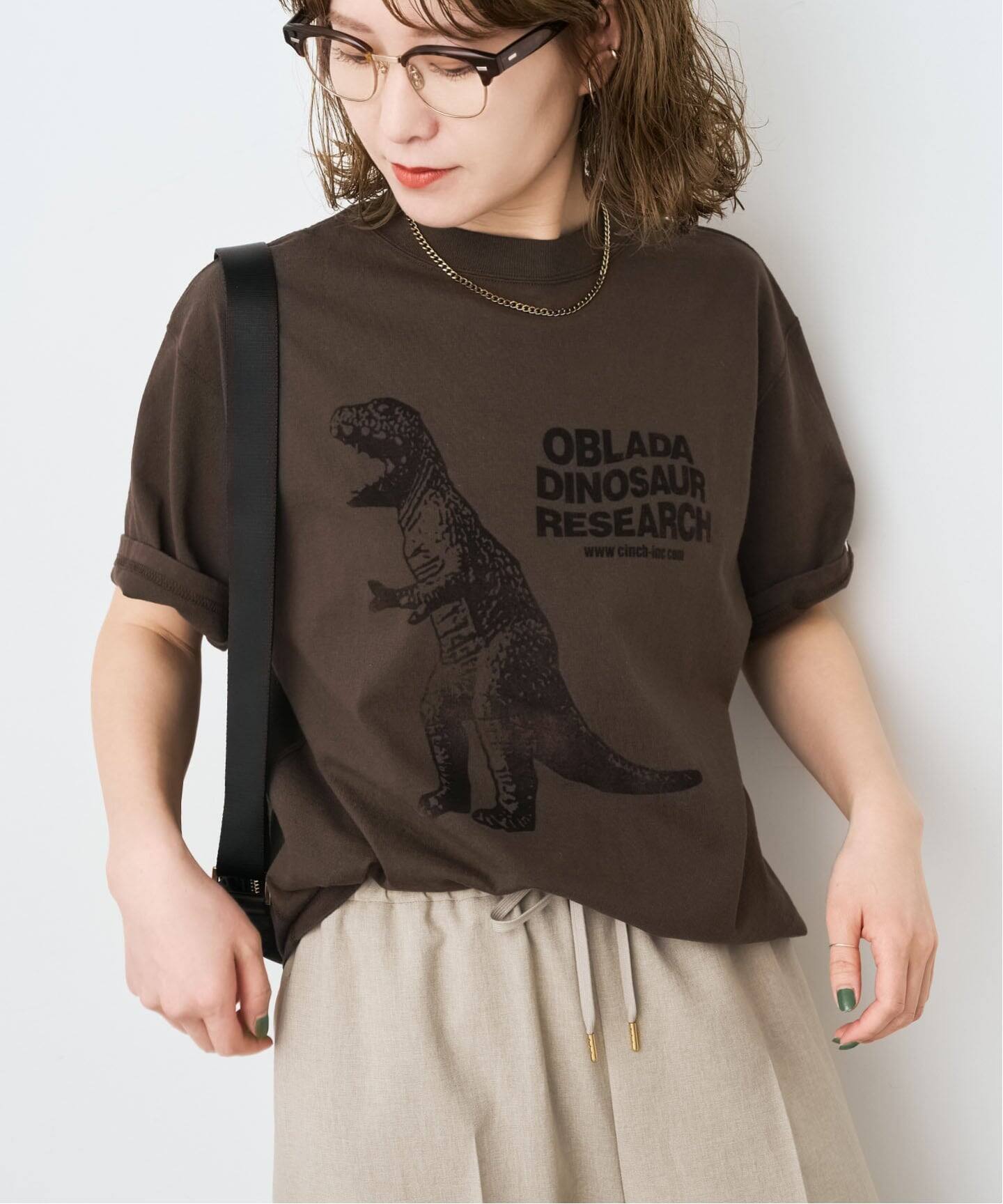 お値下げ中！Oblada 別注 DINOSAUR TEE 別注 / 追加》Oblada DINOSAUR TEE（Tシャツ／カットソー）｜Spick