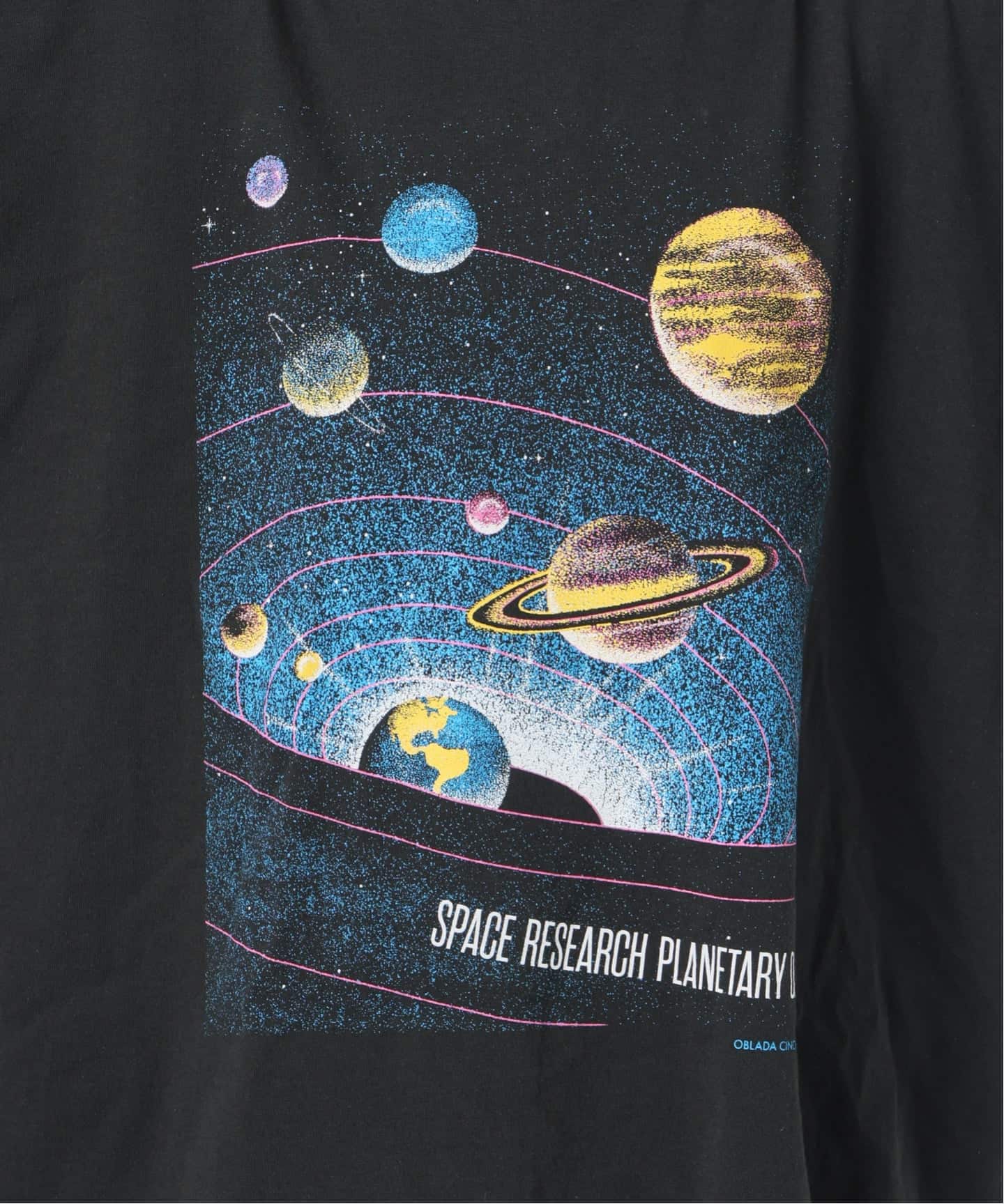 一部店舗+WEB限定》oblada / オブラダ PLANET LONG TEE（Tシャツ