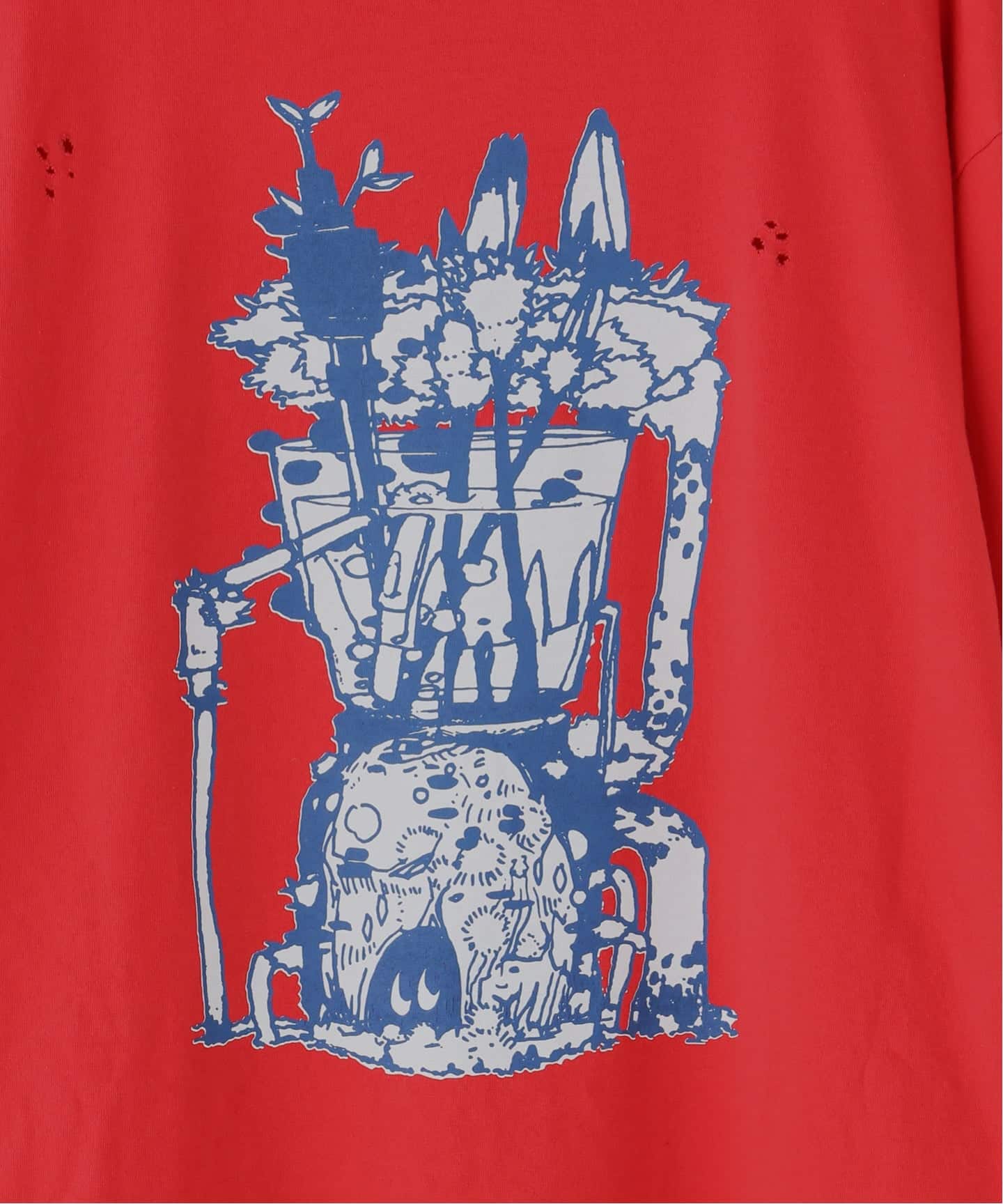 一部店舗+WEB限定》HOLIDAY / ホリデイ SUPER FINE DRY DAMAGE L/S