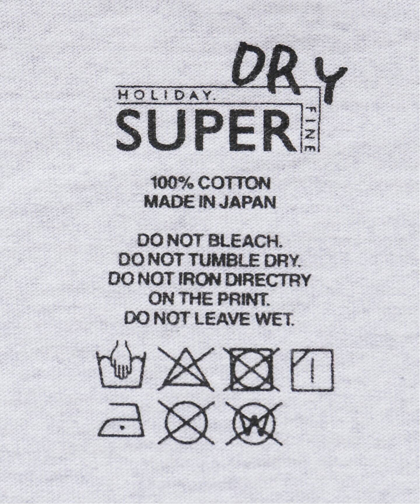 一部店舗+WEB限定》HOLIDAY / ホリデイ SUPER FINE DRY DAMAGE L/S