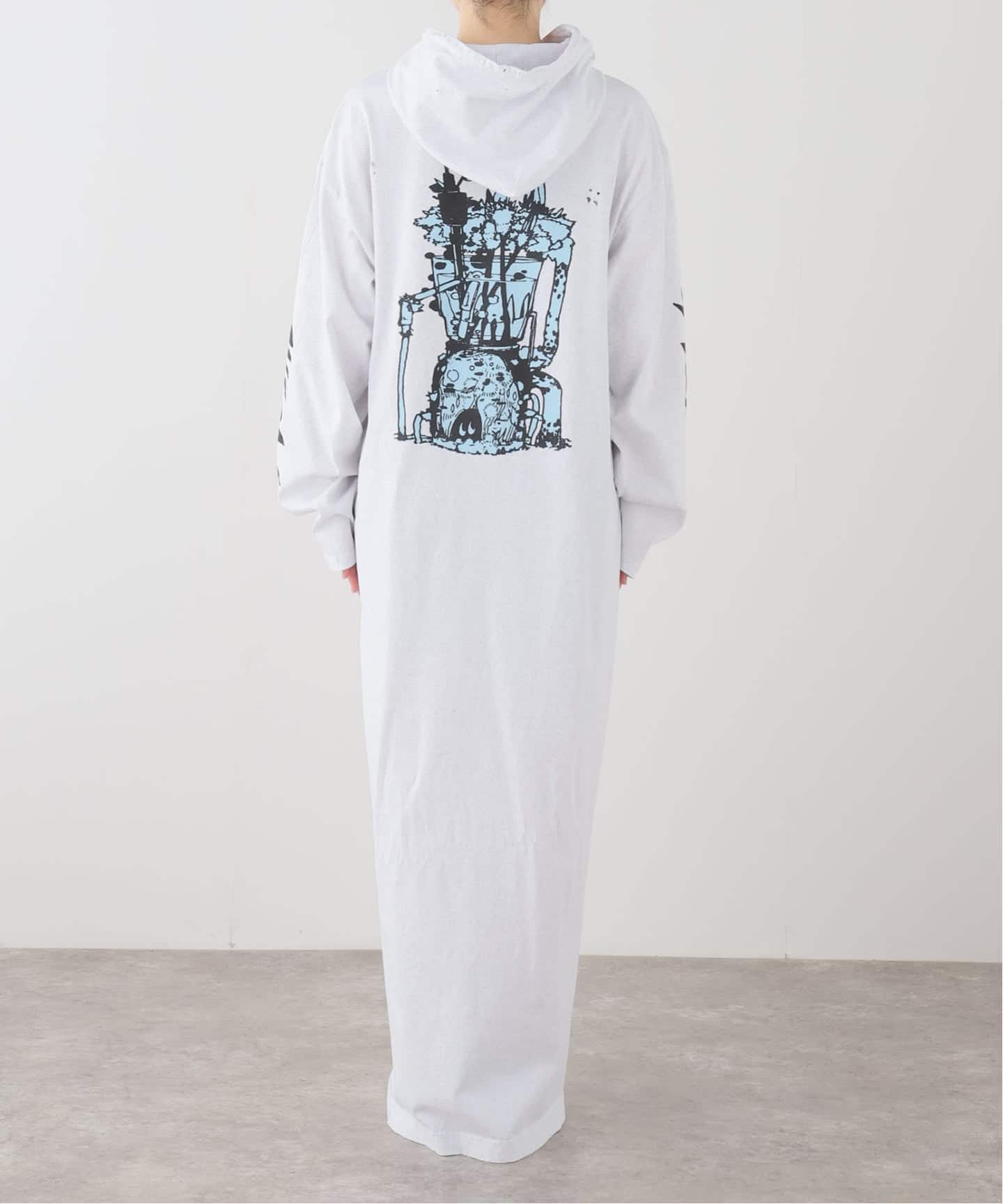 一部店舗+WEB限定》HOLIDAY / ホリデイ SUPER FINE DRY DAMAGE L/S
