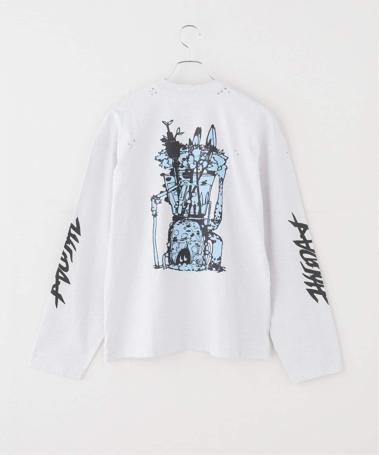 HOLIDAY/ホリデイ　SUPER FINE DRY S/S SUPER FINE DRY DAMAGE L/S HOODED DRESS（CIRCULATION）｜HOLIDAY