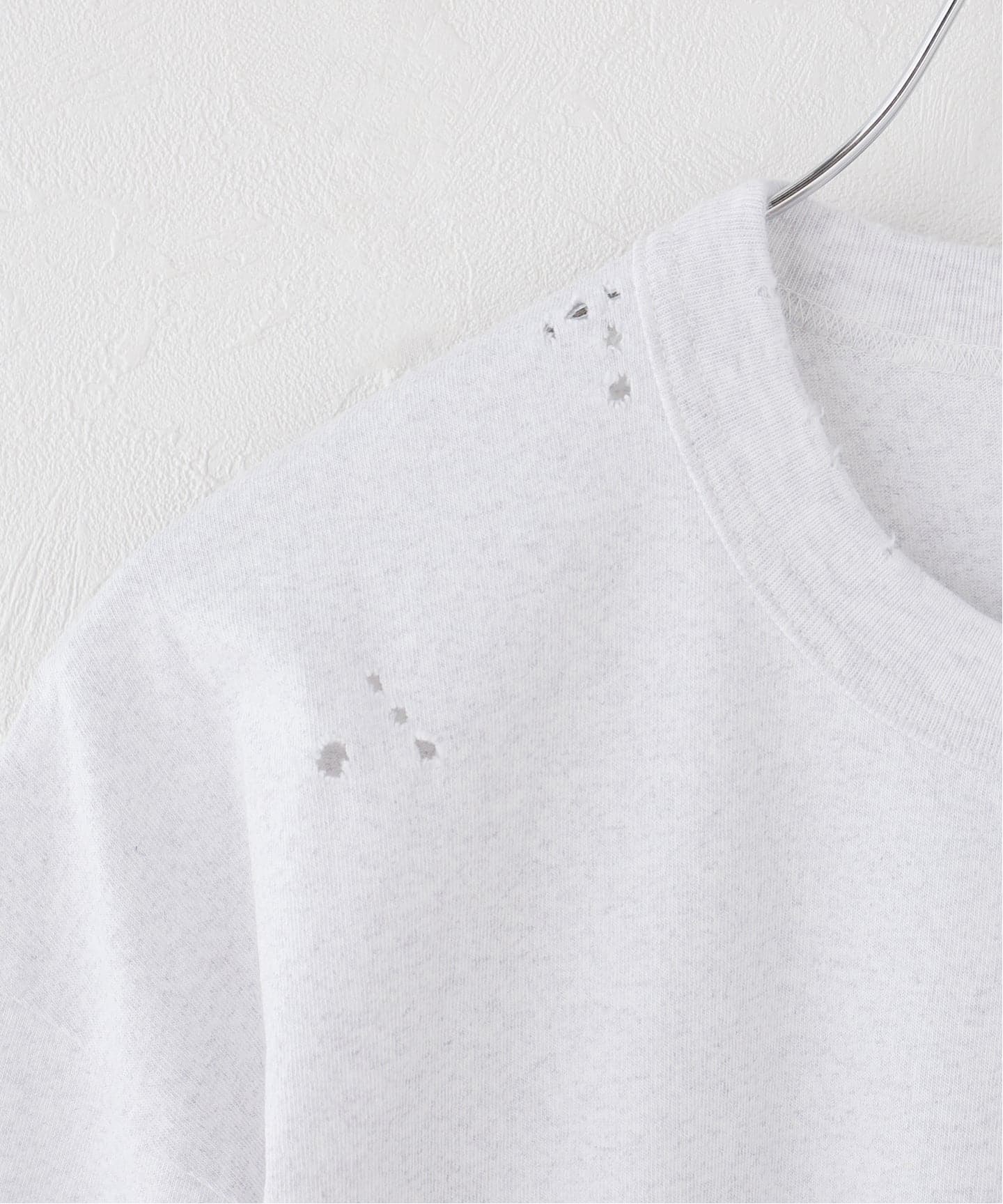 一部店舗+WEB限定》HOLIDAY / ホリデイ SUPER FINE DRY DAMAGE L/S T