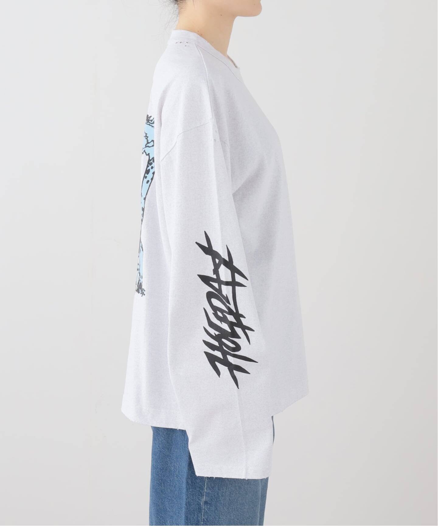 HOLIDAY/ホリデイ　SUPER FINE DRY S/S SUPER FINE DRY DAMAGE L/S HOODED DRESS（CIRCULATION）｜HOLIDAY