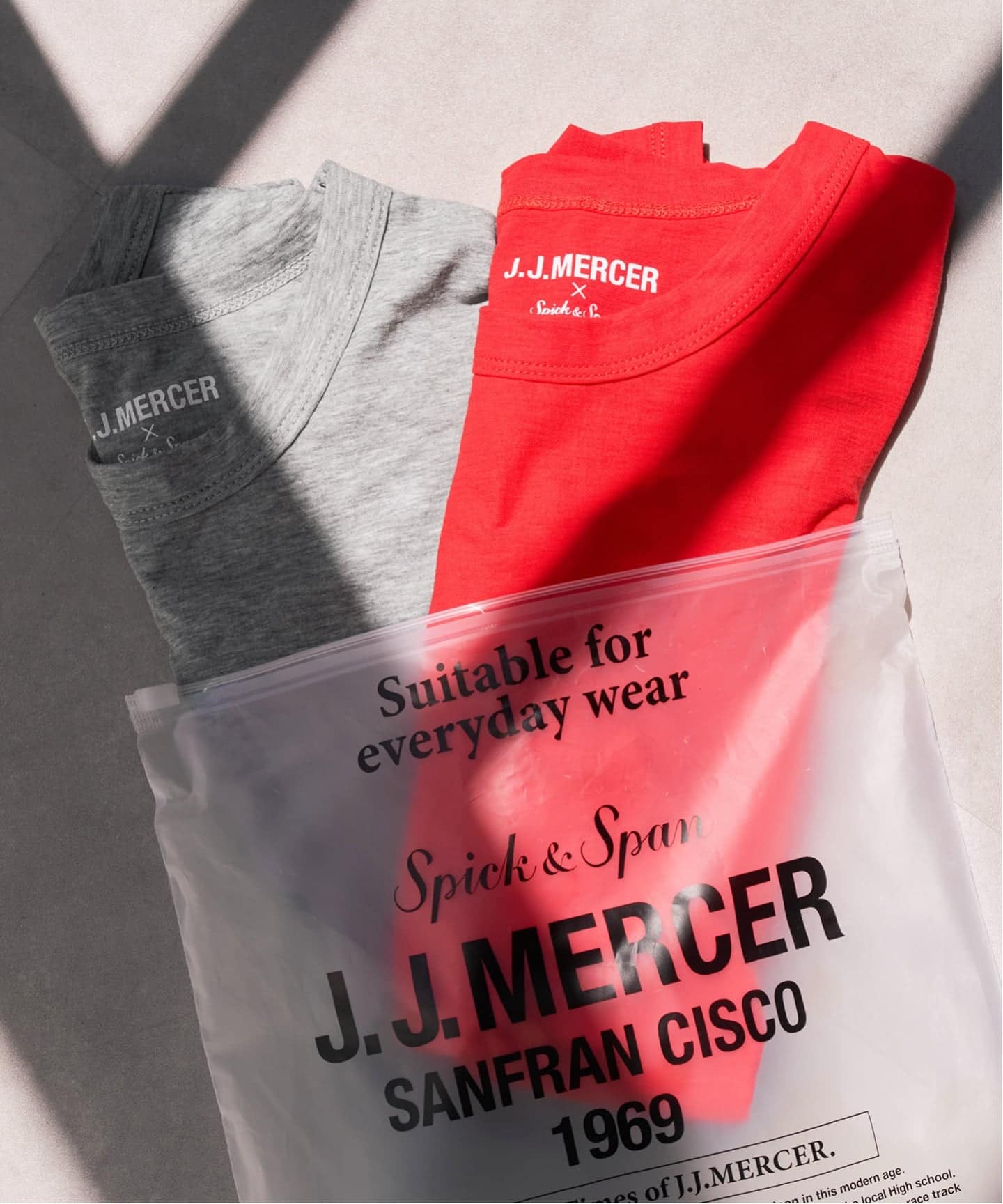 2枚セット / 別注》J.J.Mercer / ジェイジェイマーサー 2SET TEE（T
