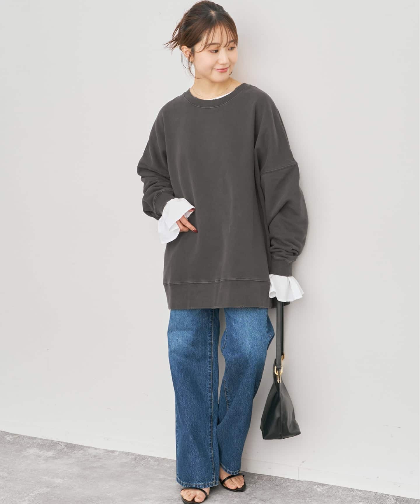 Spick &amp; Span  スタンドスウェットプルオーバー Spick & Span - Spick & Span スタンドスウェットプルオーバーの通販
