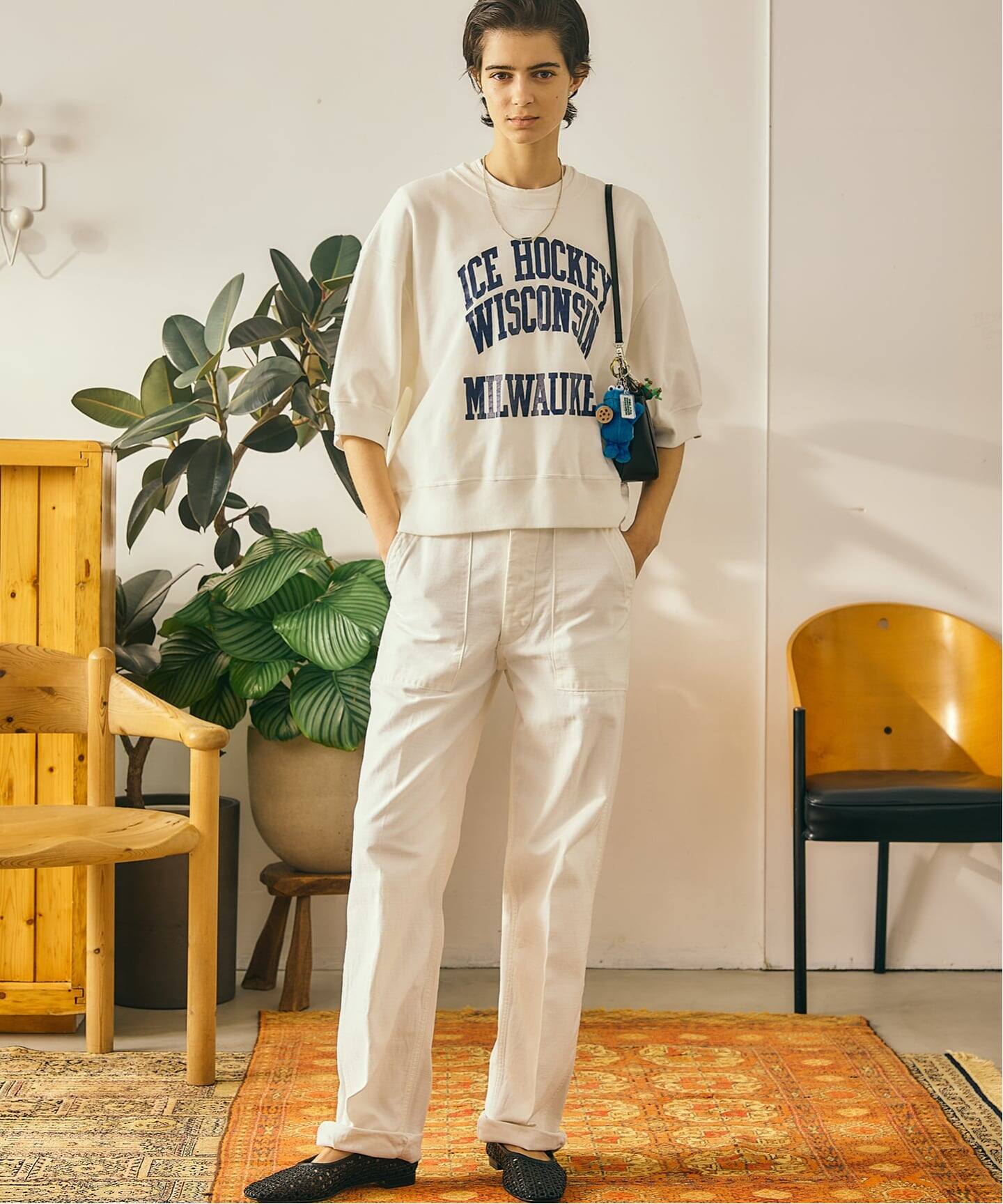 スピックアンドスパン　シンチ　オブラダ　スウェット oblada / オブラダ HOCKEY H/S SWEAT（スウェット）｜Spick & Span