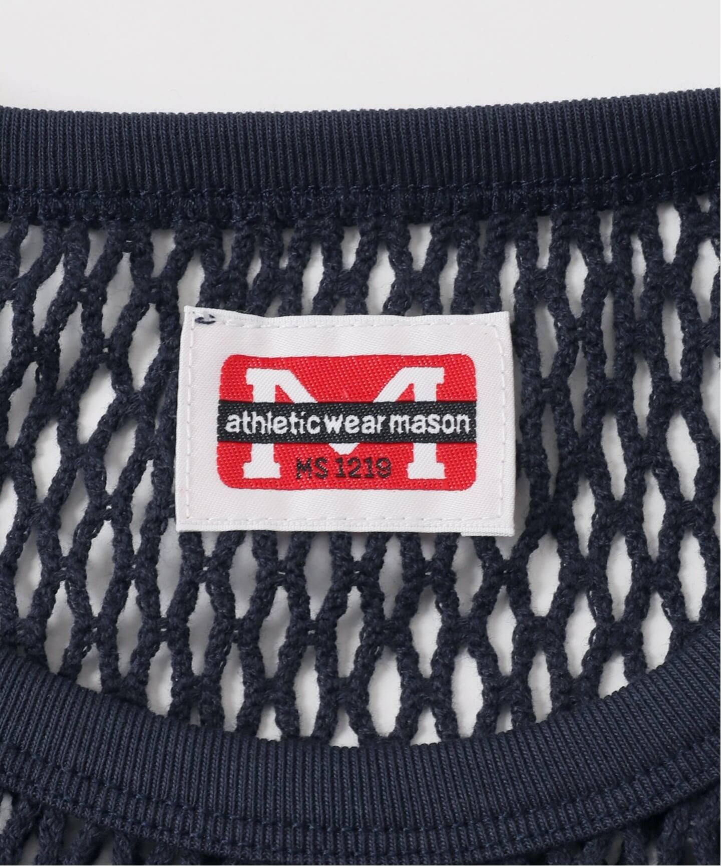 別注 / 予約》athletic wear MASON メッシュフットボール*（Tシャツ