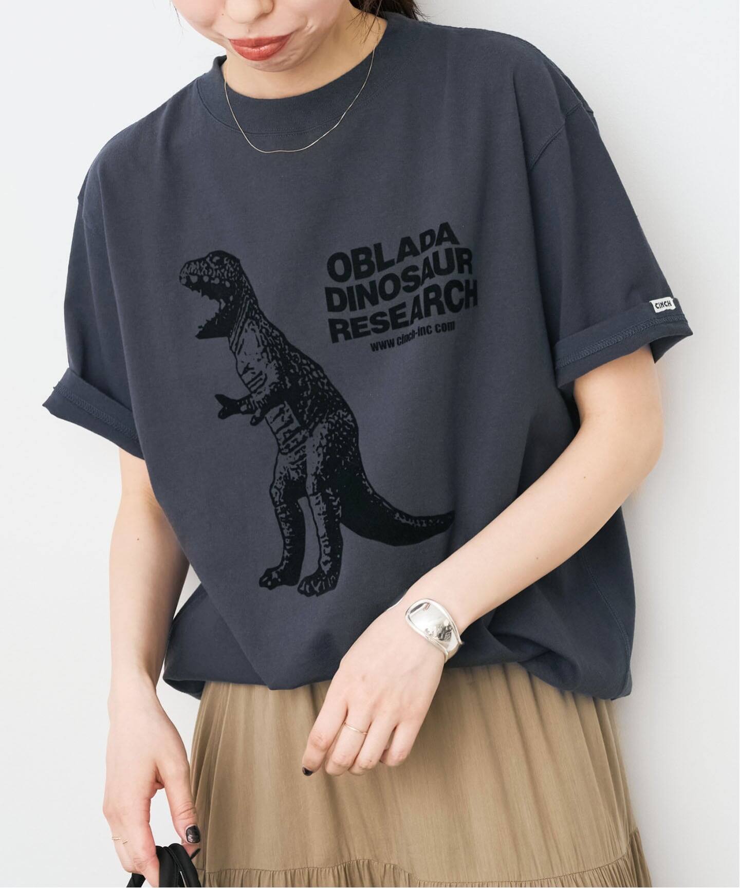 ★Yuuuさま 専用★ Spick and Span 別注 オブラダ Tシャツ 別注》Oblada DINOSAUR TEE（Tシャツ／カットソー）｜Spick & Span