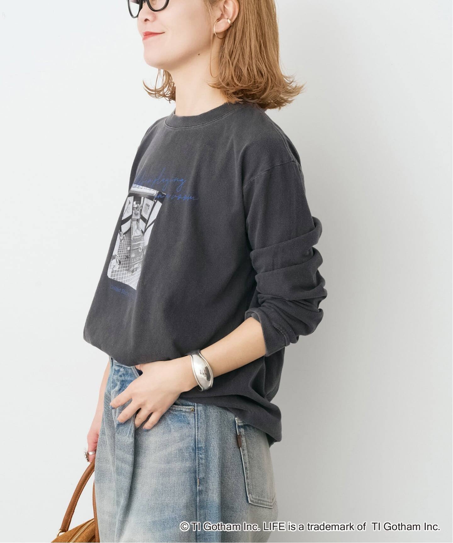 spick&amp;span GOOD ROCK SPEED 別注ロンT GOOD ROCK SPEED / グッドロックスピード 別注 LIFE PC ロンT（Tシャツ