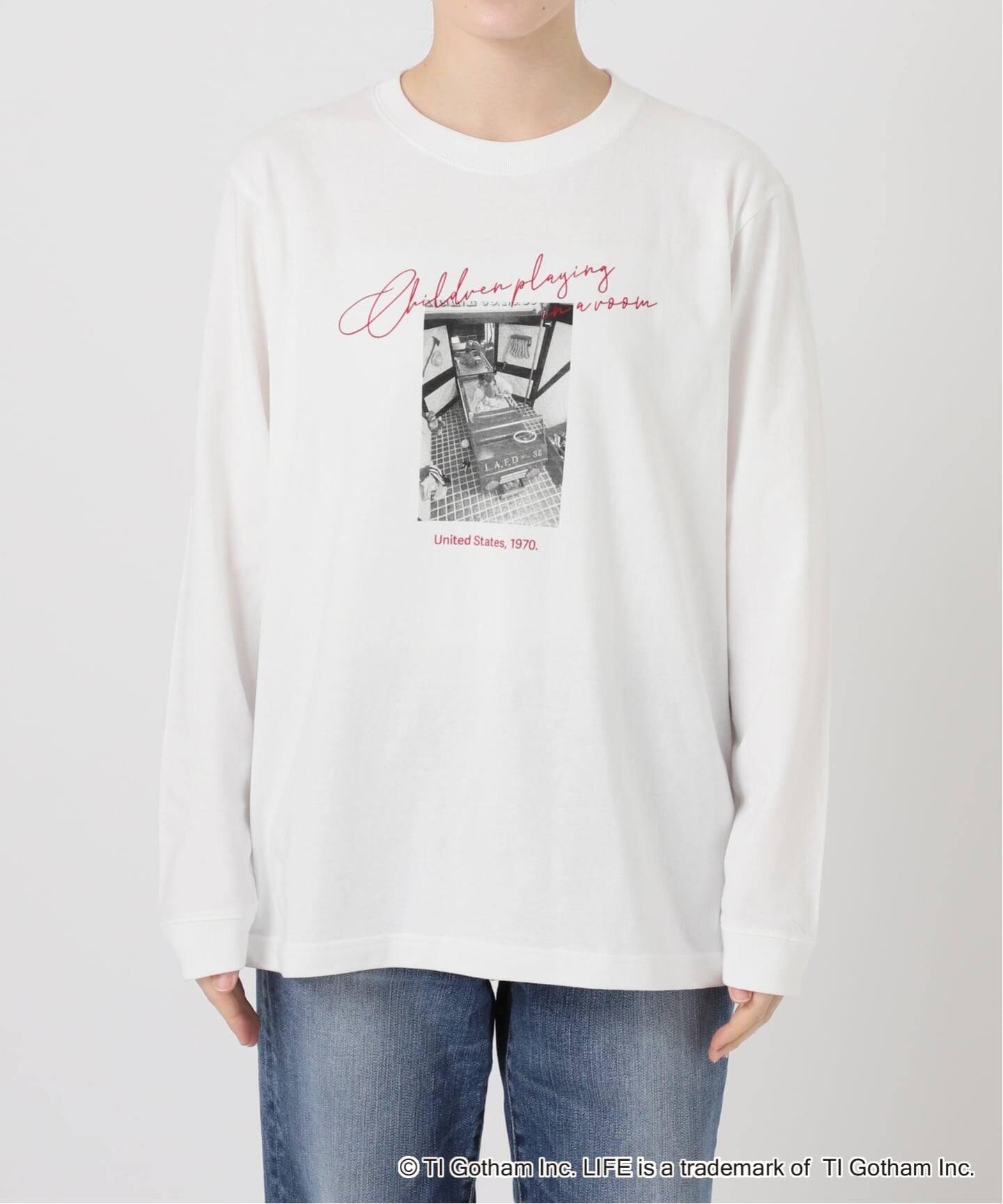 spick&amp;span GOOD ROCK SPEED 別注ロンT GOOD ROCK SPEED / グッドロックスピード 別注 LIFE PC ロンT（Tシャツ