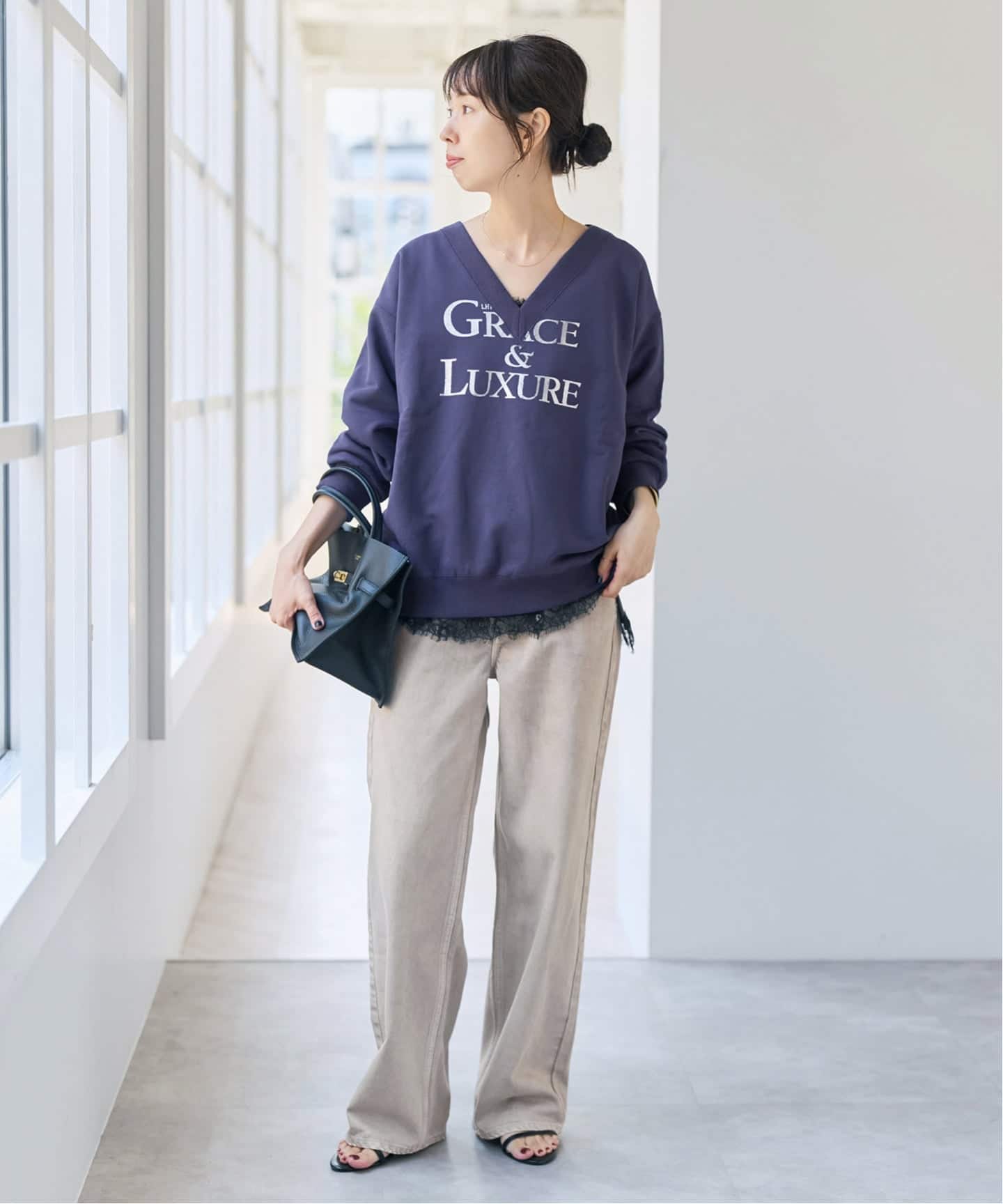 別注》LA HUTTE Vネックスウェット*（スウェット）｜Spick & Span