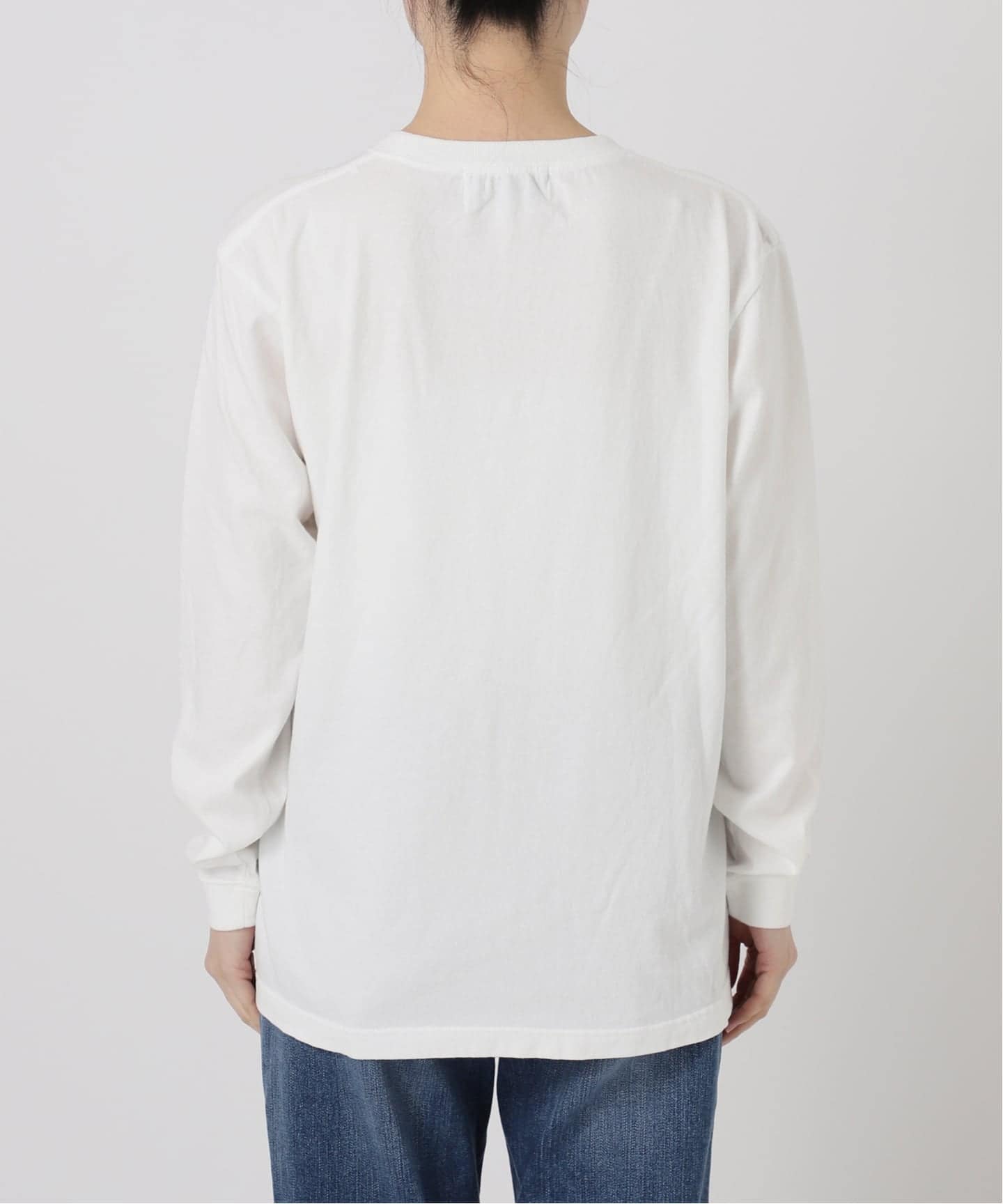 plage J.J. Mercer 長袖Tシャツ ホワイト J.J.Mercer / ジェイジェイマーサー 別注 ロンT（Tシャツ／カットソー