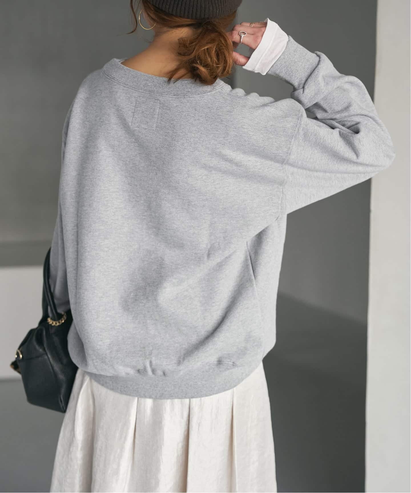 追加3》La Hutte / ラ ユット 別注Vネックスウェット*（スウェット