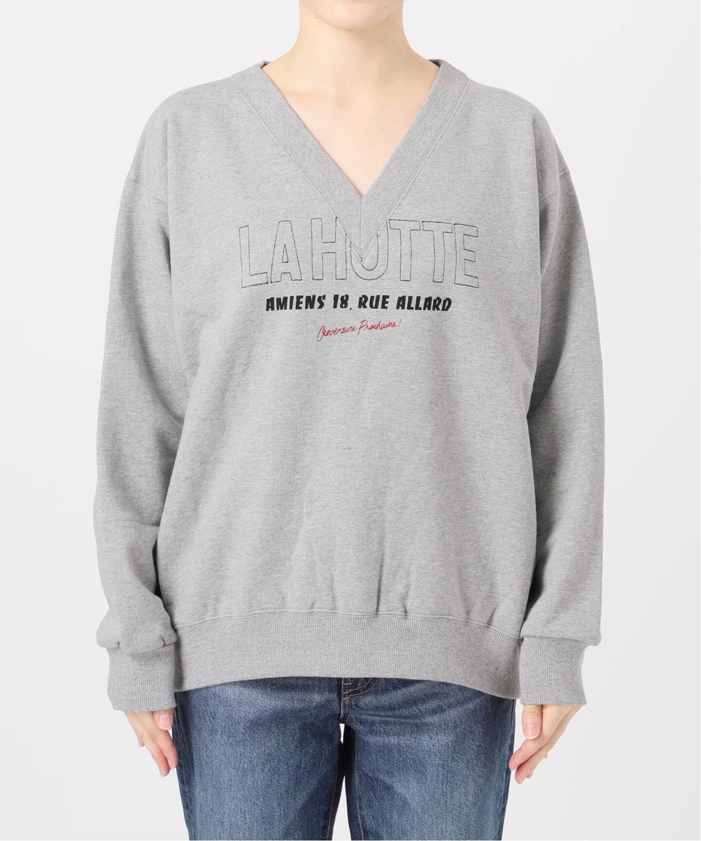追加3》La Hutte / ラ ユット 別注Vネックスウェット*（スウェット