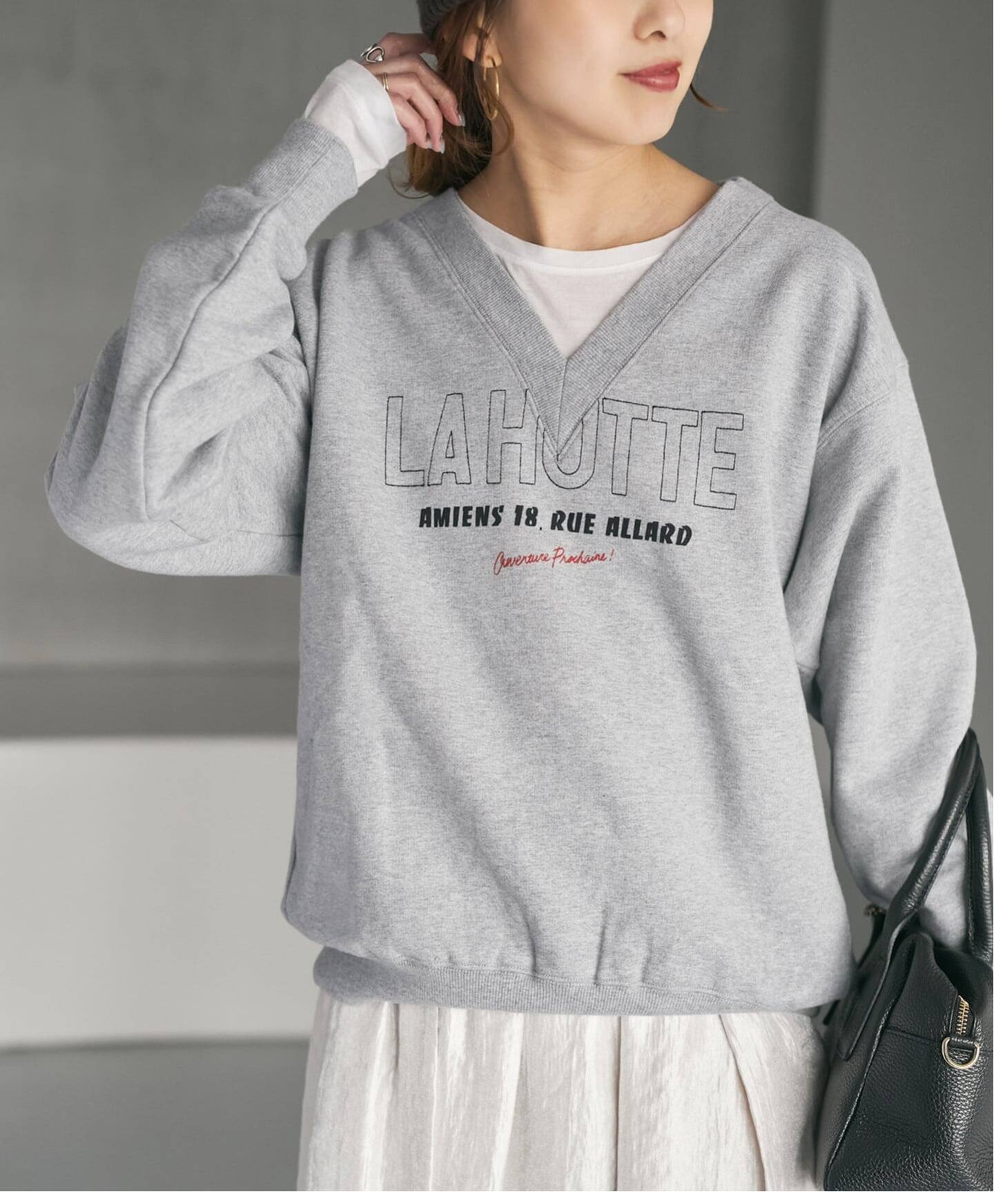 別注 / 追加2》La Hutte / ラ ユット Vネックスウェット*（スウェット 