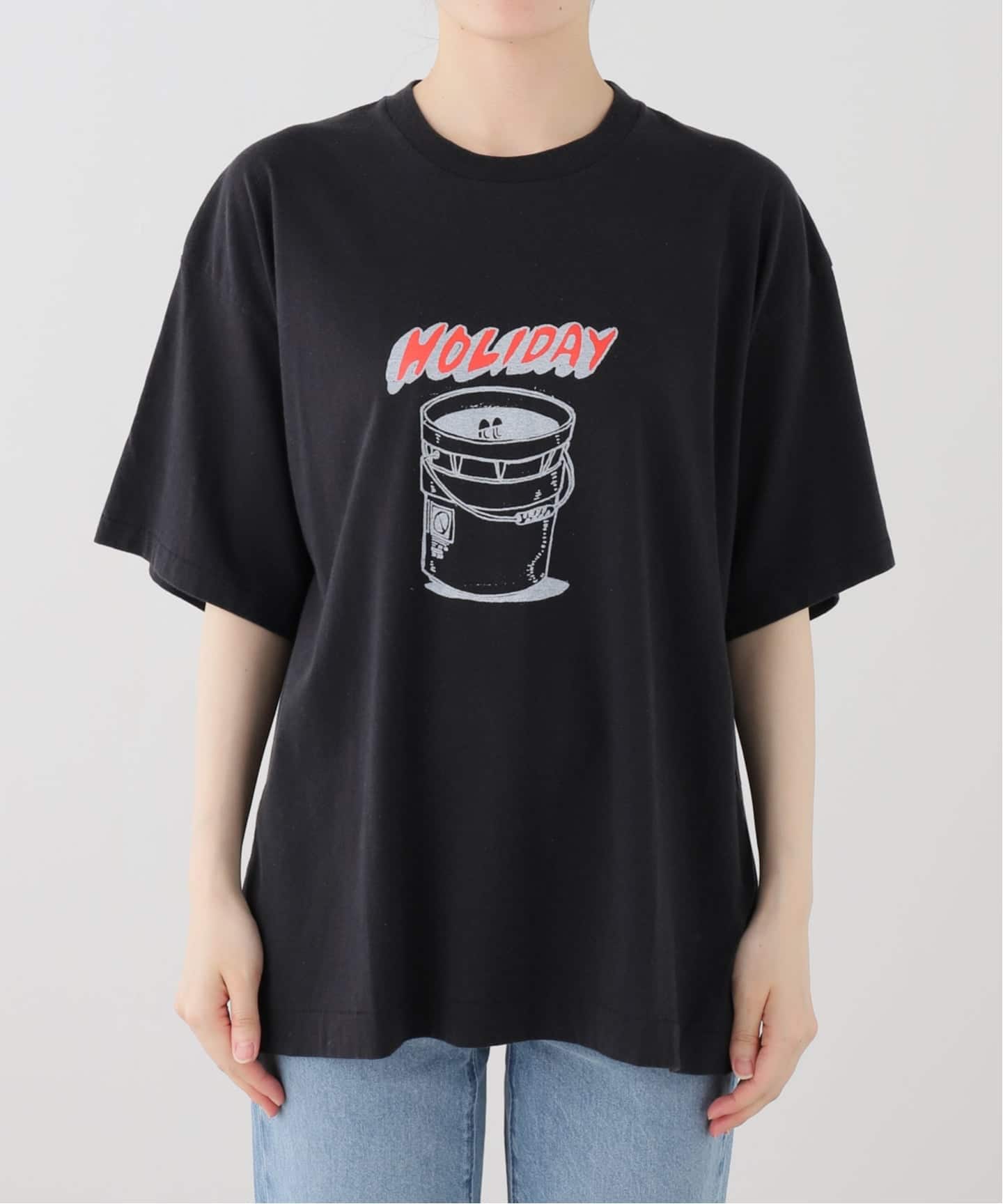 一部店舗+WEB限定》HOLIDAY/ホリデイ SUPER FINE S/S T-SHIRT(LOOPHOLE