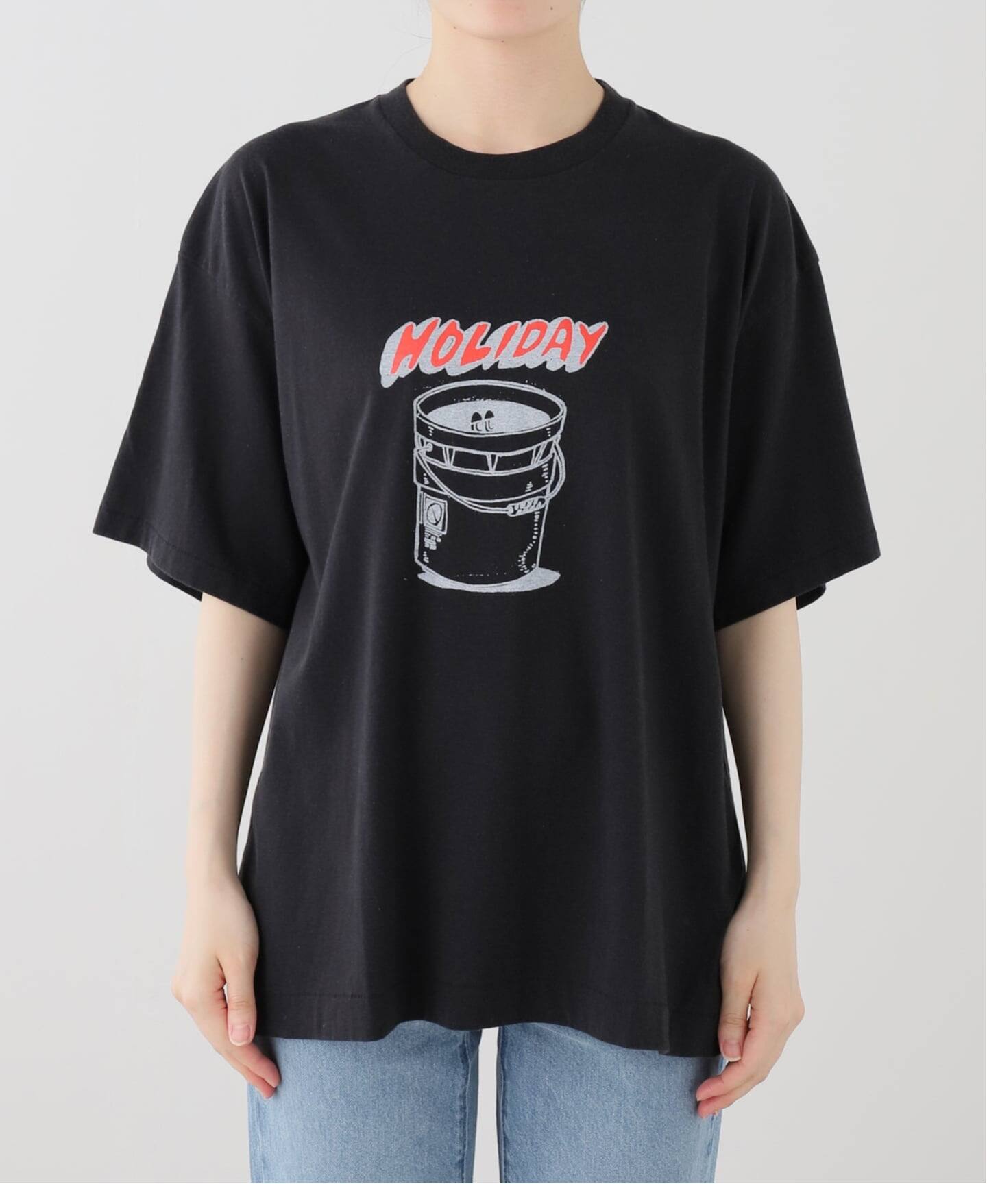 一部店舗+WEB限定》HOLIDAY/ホリデイ SUPER FINE S/S T-SHIRT(LOOPHOLE 