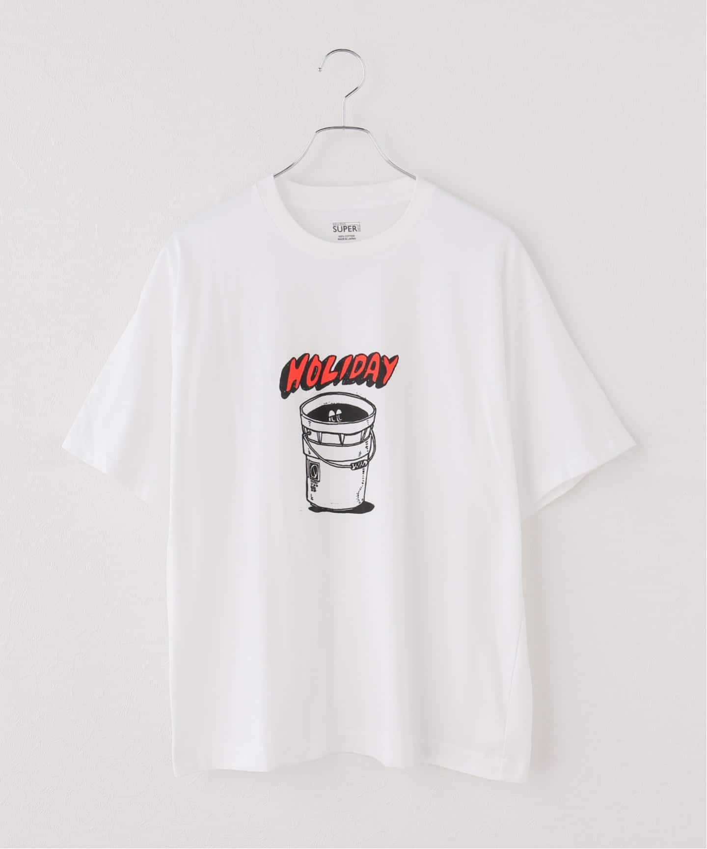一部店舗+WEB限定》HOLIDAY/ホリデイ SUPER FINE S/S T-SHIRT(LOOPHOLE
