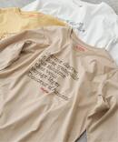 La Hutte / ラ ユット 別注ロゴ刺しゅう L/S Tee*